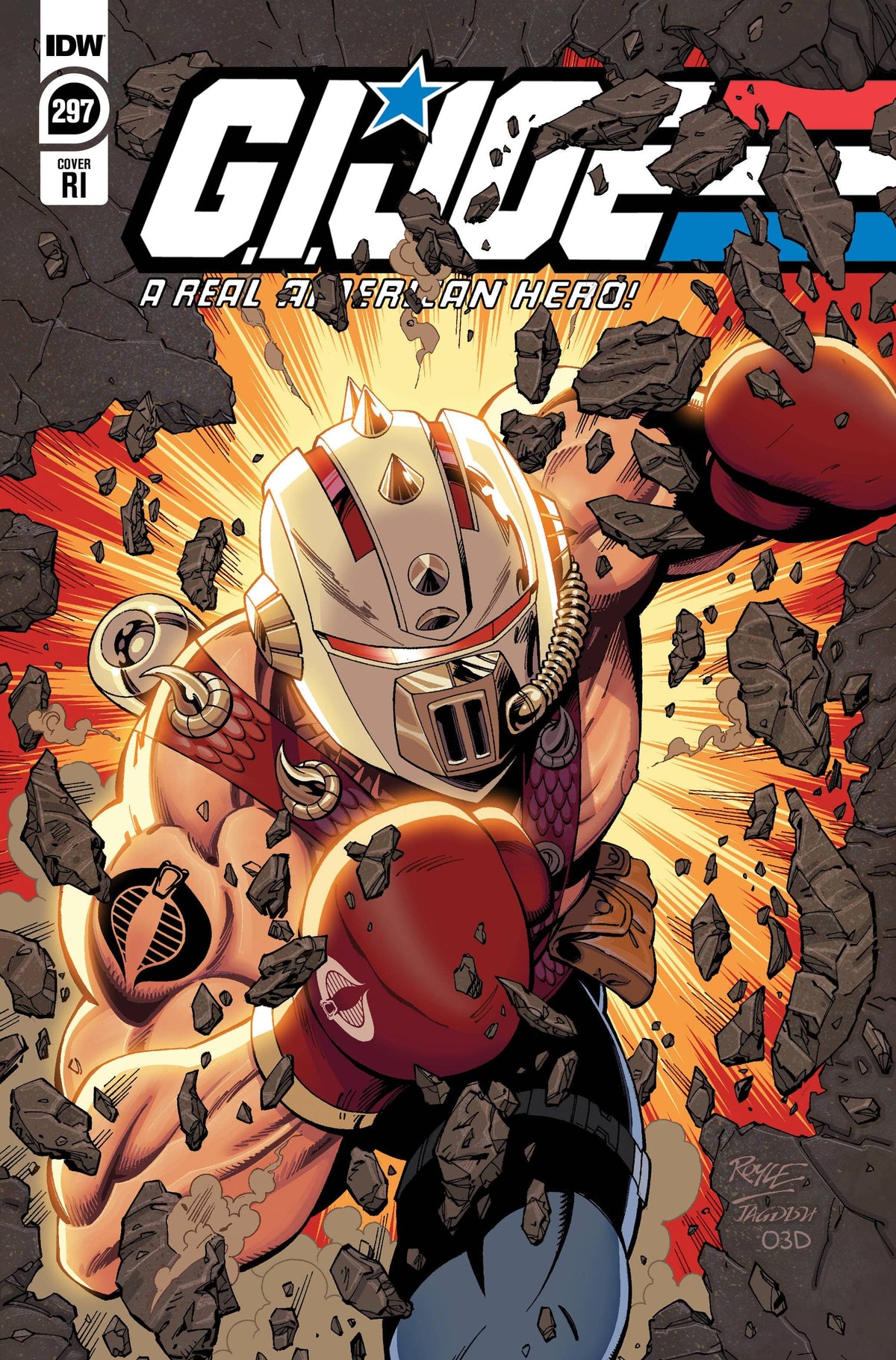 Idw Publishing Comic Books > Incentives GI JOE A REAL AMERICAN HERO #297 CVR C 1:10 INCV ROYLE 82771401092329731 JUN221643