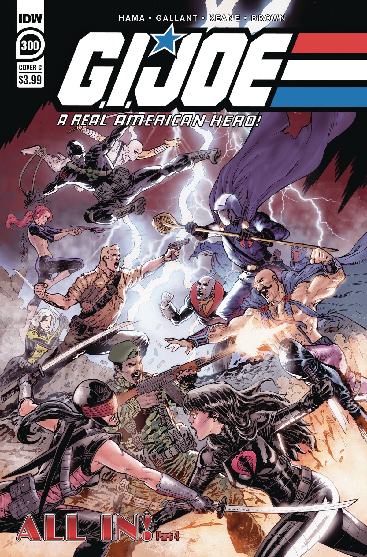 Idw Publishing Comic Books GI JOE A REAL AMERICAN HERO #300 CVR C 82771401092330031 SEP221681
