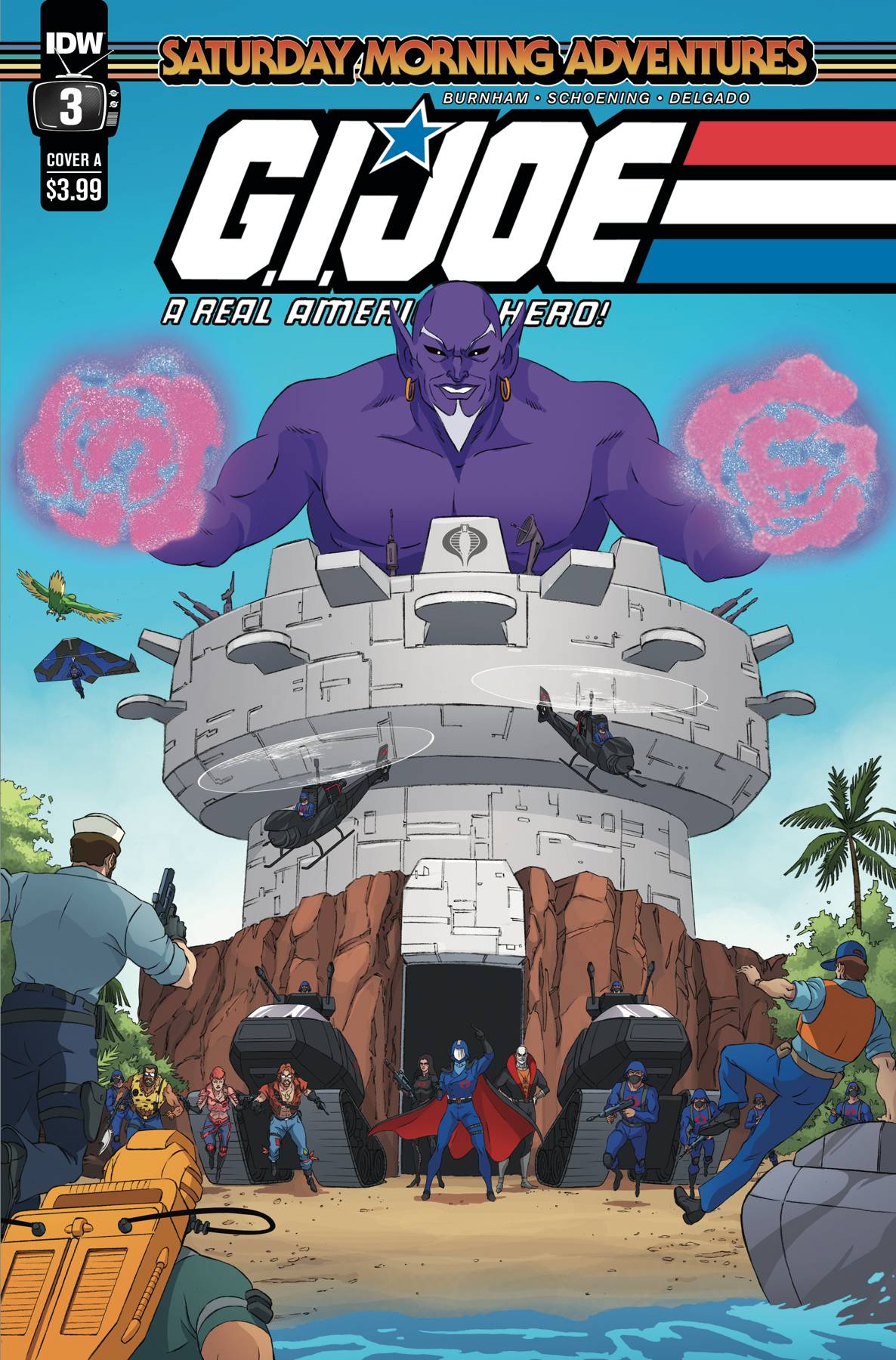 Idw Publishing Comic Books GI JOE SATURDAY MORNING ADVENTURES #3 (OF 4) CVR A SCHOENING 82771403028000311 FEB220412