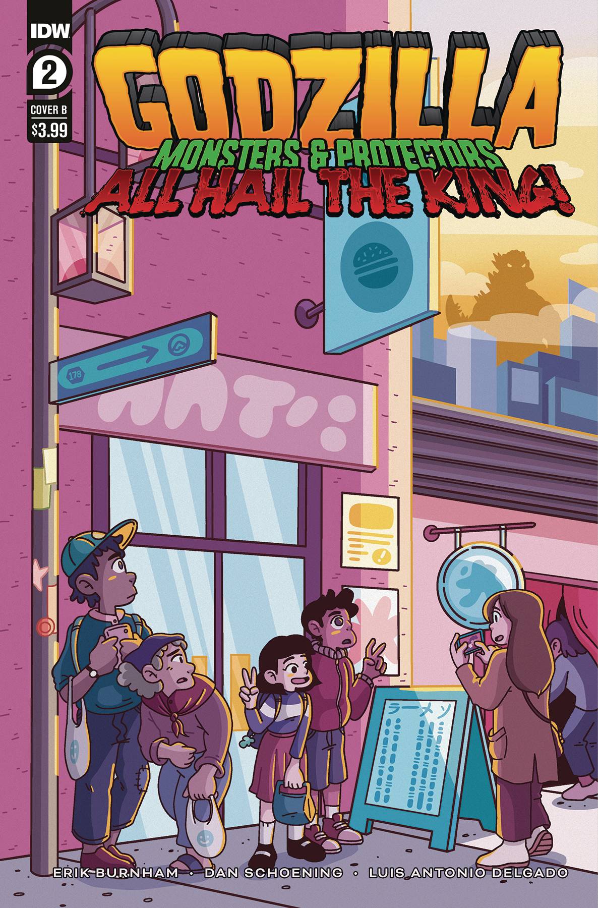 Idw Publishing Comic Books GODZILLA MONSTERS & PROTECTORS ALL HAIL KING #2 CVR B BELL 82771403095200221 SEP221686