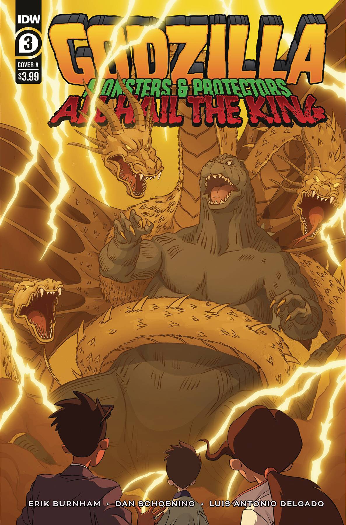Idw Publishing Comic Books GODZILLA MONSTERS & PROTECTORS ALL HAIL KING #3 CVR A SCHOEN 82771403095200311 SEP221688