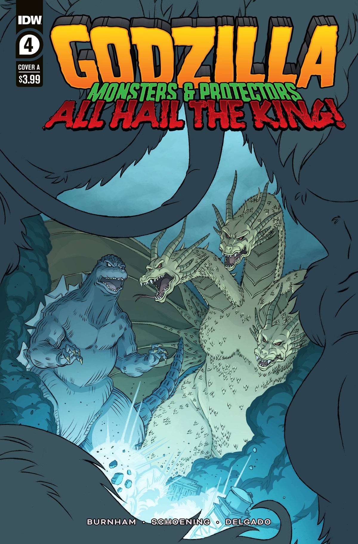 Idw Publishing Comic Books GODZILLA MONSTERS & PROTECTORS ALL HAIL KING #4 CVR A 82771403095200411 OCT221714