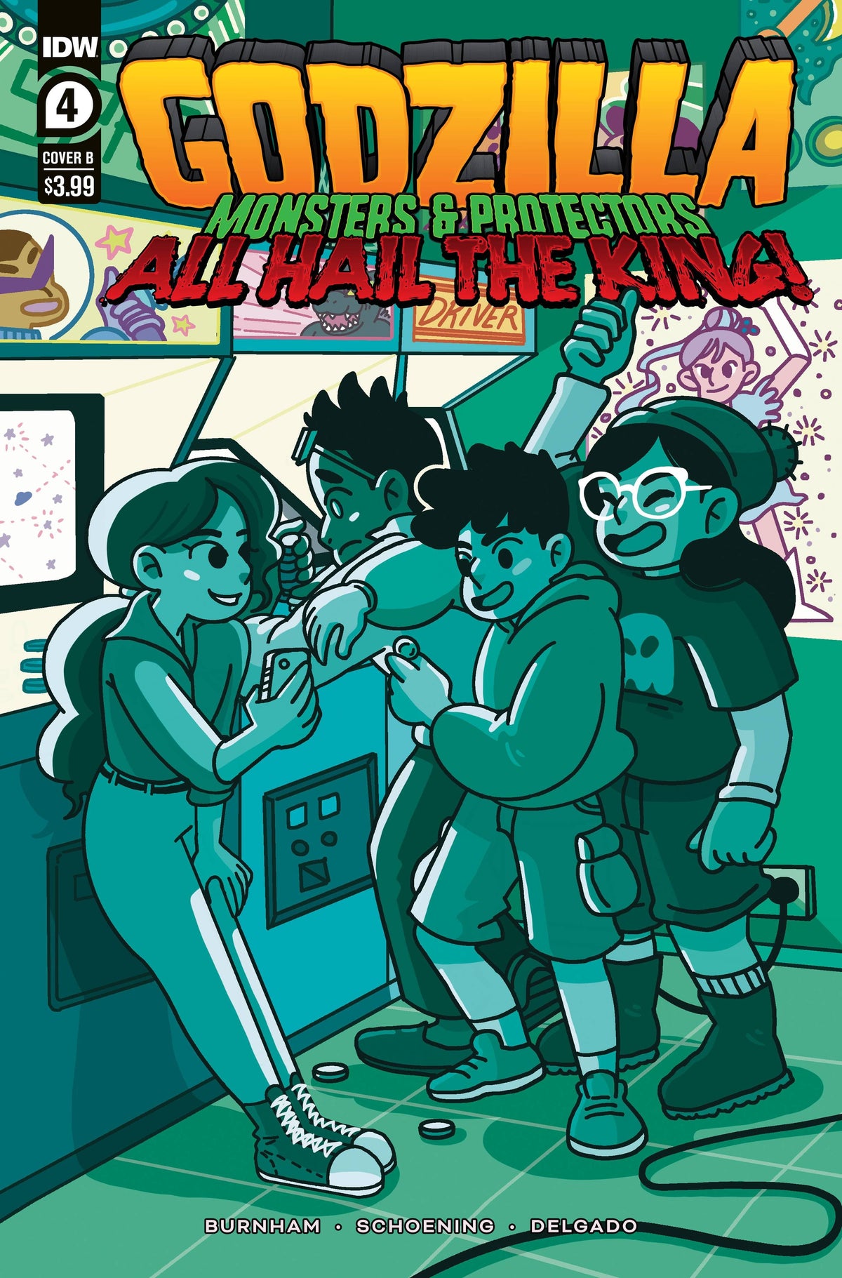 Idw Publishing Comic Books GODZILLA MONSTERS & PROTECTORS ALL HAIL KING #4 CVR B 82771403095200421 OCT221715