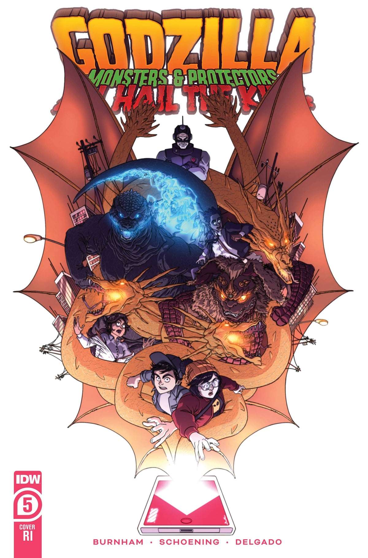 Idw Publishing Comic Books GODZILLA MONSTERS & PROTECTORS ALL HAIL KING #5 CVR C 1:10 INV 82771403095200531 NOV221585