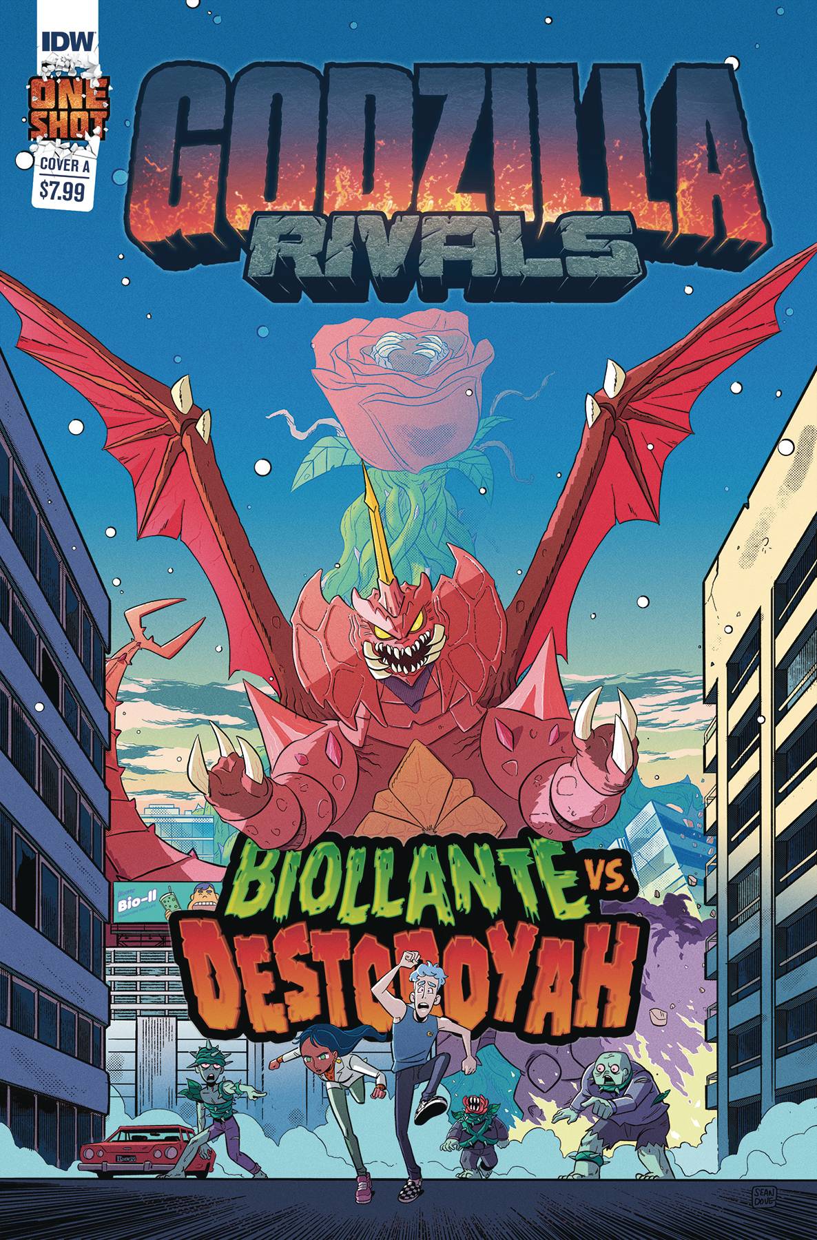 Idw Publishing Comic Books GODZILLA RIVALS BIOLLANTE VS DESTOROYAH CVR A DOVE (MR) 82771403158400111 MAR231611