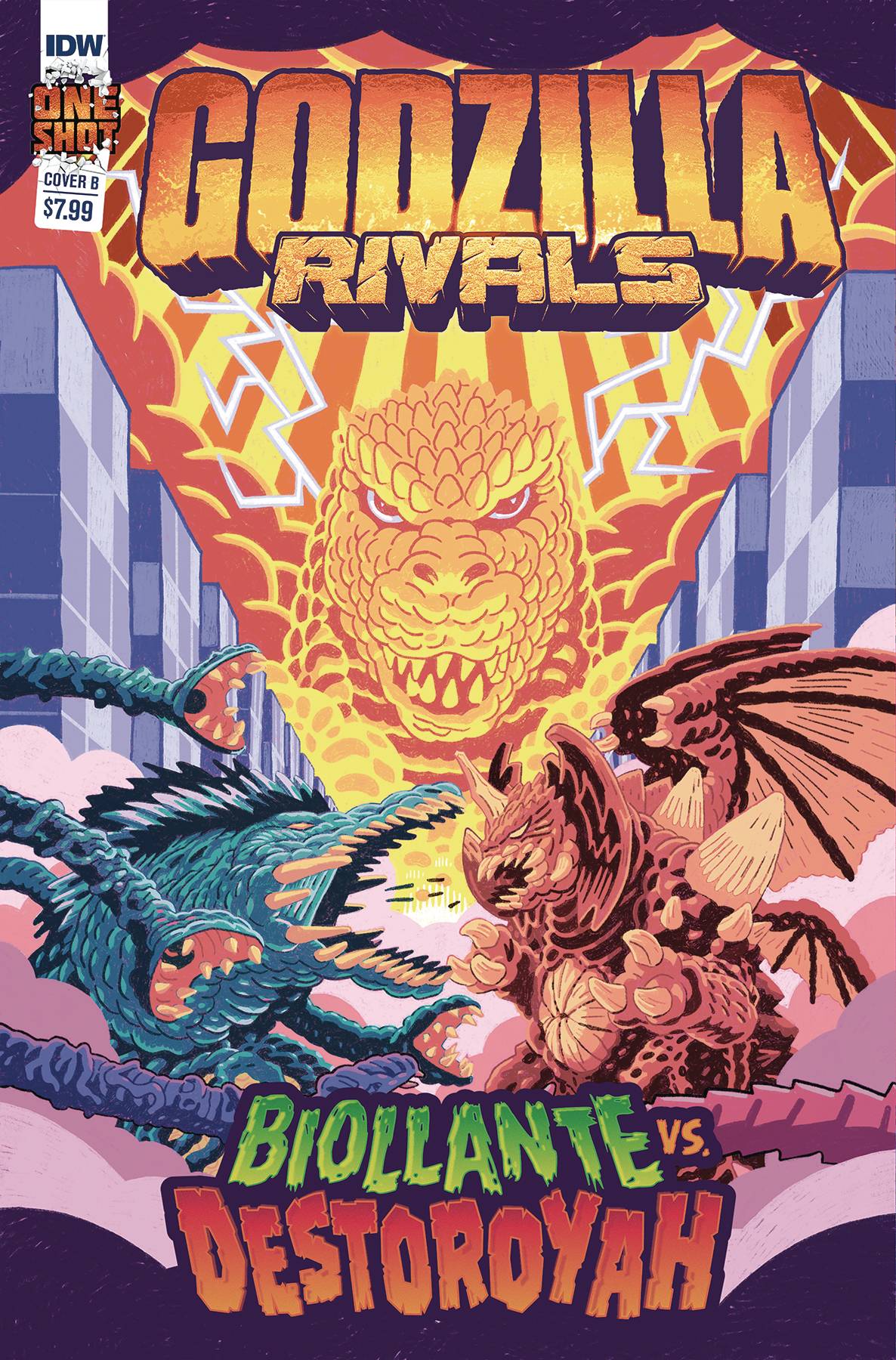 Idw Publishing Comic Books GODZILLA RIVALS BIOLLANTE VS DESTOROYAH CVR B MACLEAN (MR) 82771403158400121 MAR231612