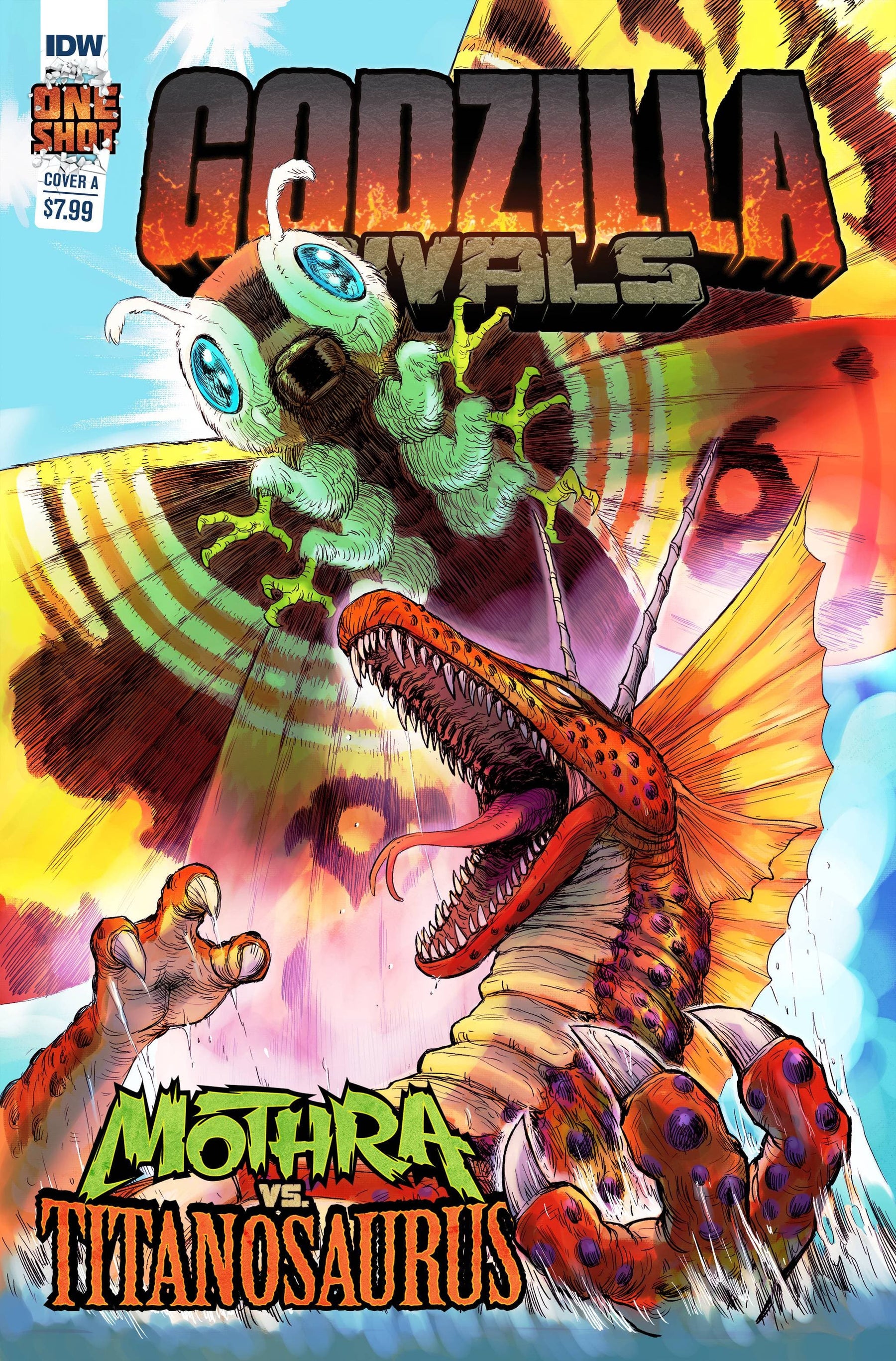 Idw Publishing Comic Books GODZILLA RIVALS MOTHRA VS TITANOSAURUS CVR A WIND (MR) 82771403136200111 DEC221398