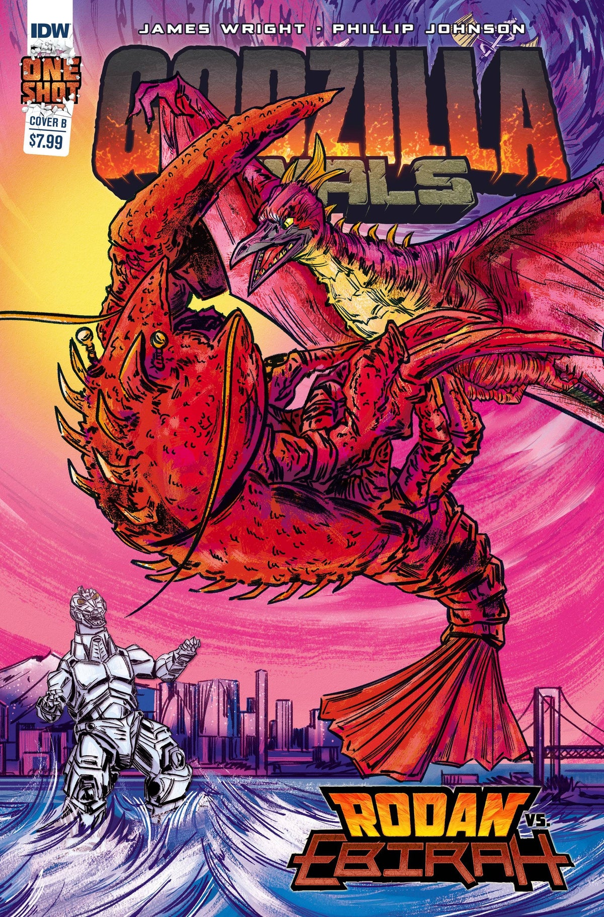 Idw Publishing Comic Books GODZILLA RIVALS RODAN VS EBIRAH CVR B CHI 82771403073000121 AUG228078
