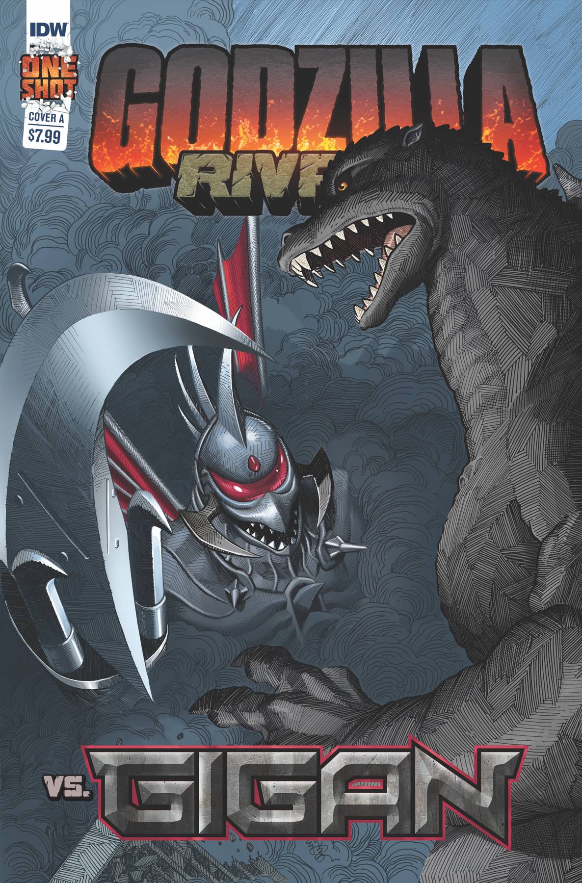 Idw Publishing Comic Books GODZILLA RIVALS VS GIGAN ONESHOT CVR A EJ SU 82771403054900111 SEP221691