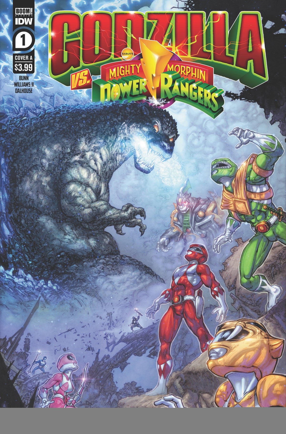 Idw Publishing Comic Books GODZILLA VS POWER RANGERS #1 (OF 5) CVR A  FREDDIE WILLIAMS 82771403038900111 JAN220453