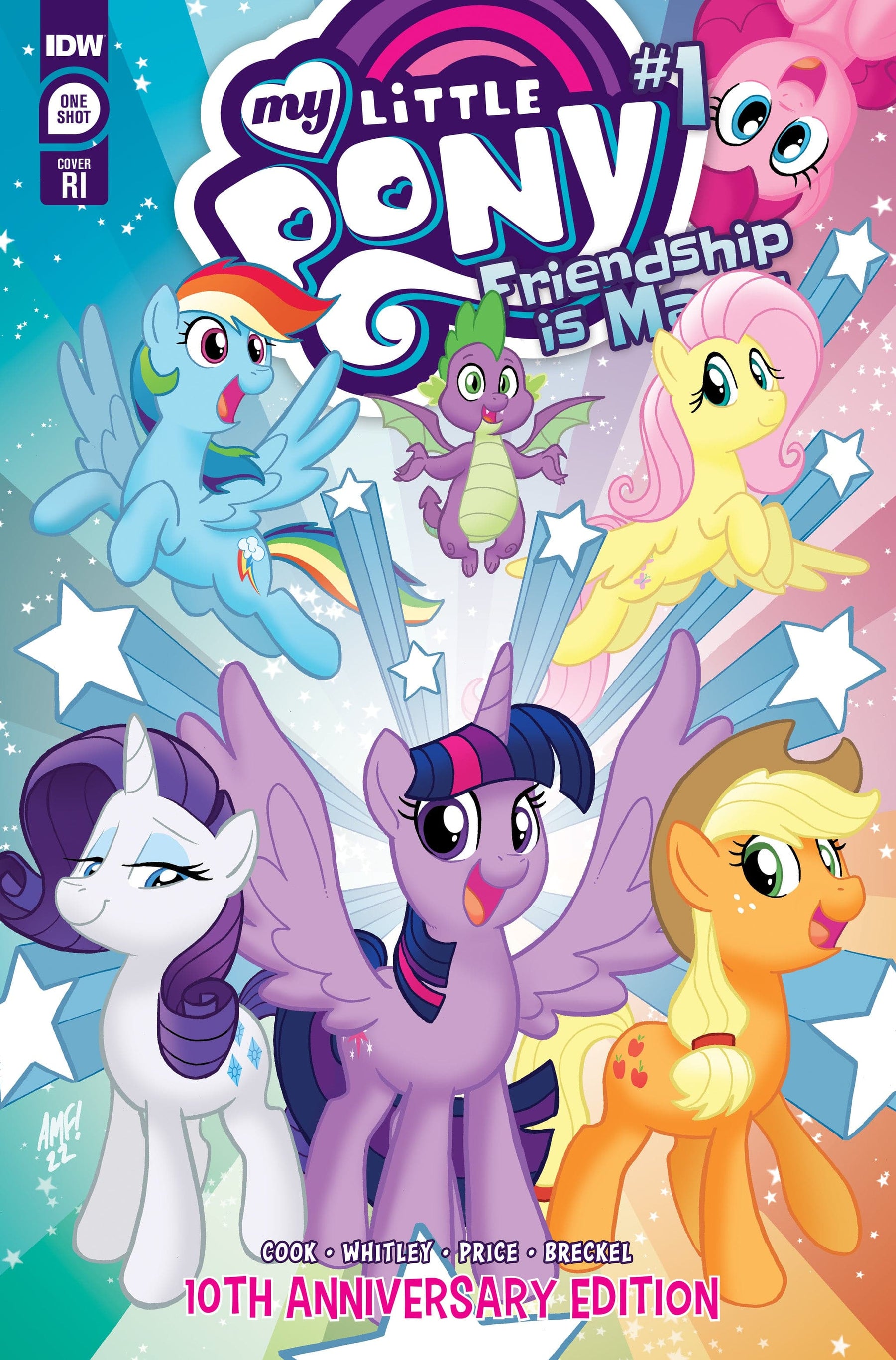 Idw Publishing Comic Books > Incentives MLP FRIENDSHIP IS MAGIC 10TH ANNV CVR E 1:25 INCV 82771403111900151 OCT221723