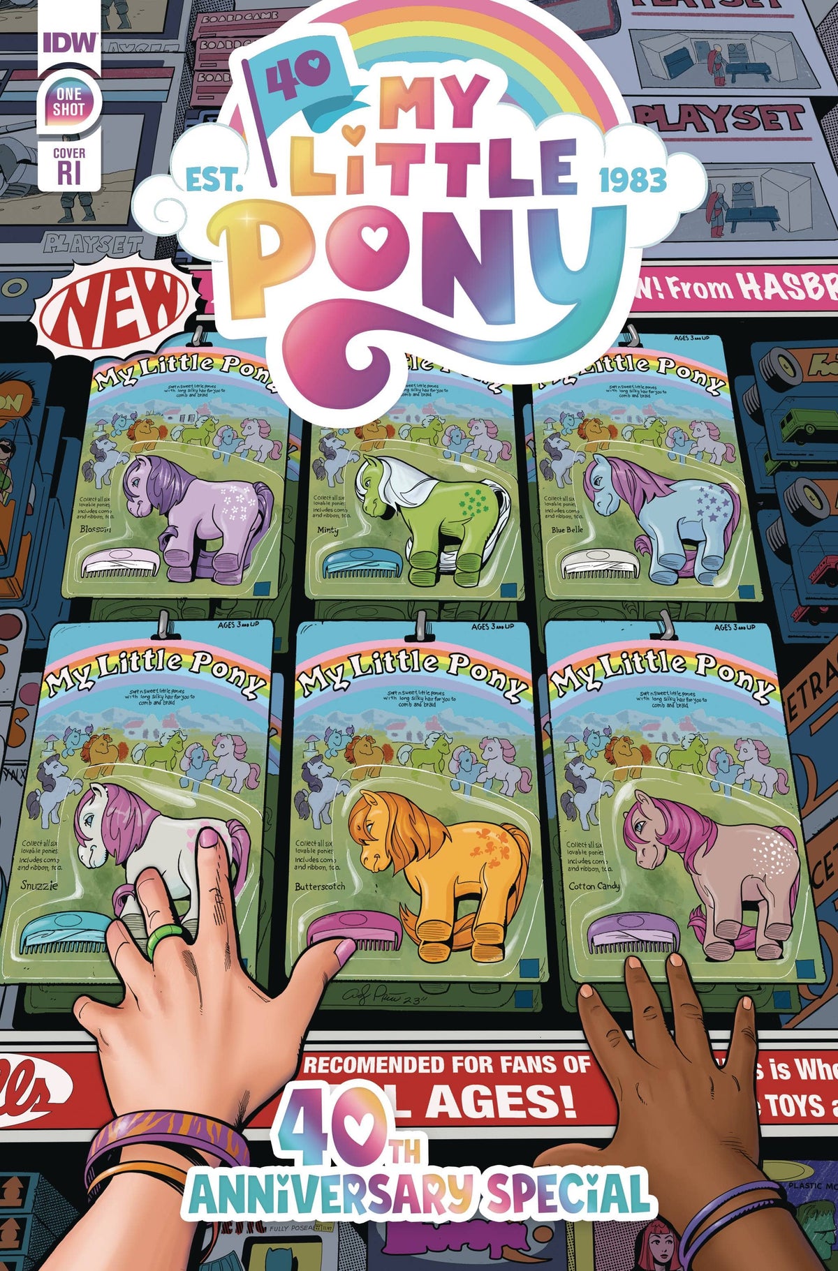 Idw Publishing Comic Books > Incentives MY LITTLE PONY 40TH ANNIVERSARY SPECIAL CVR E 1:25 INCV VAR 82771403170600151 MAY231356