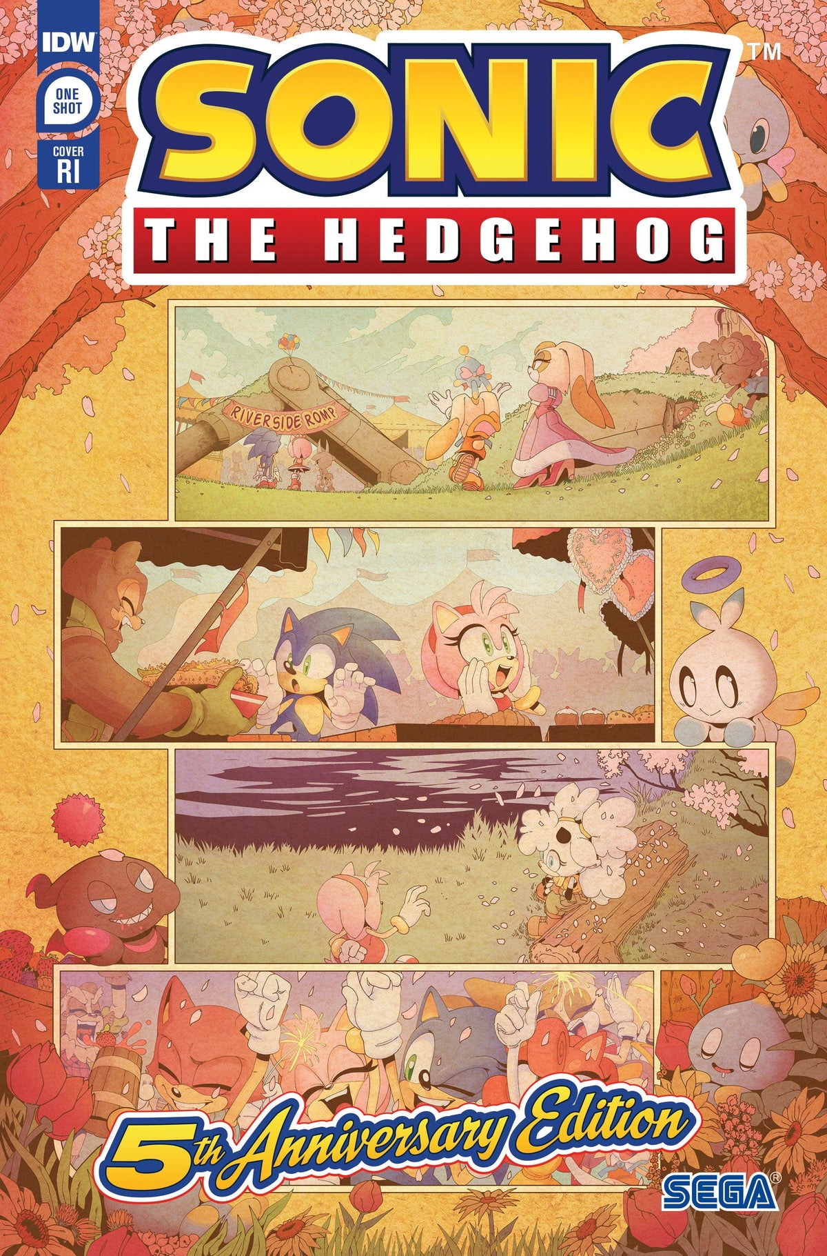 Idw Publishing Comic Books > Incentives SONIC THE HEDGEHOG #1 5TH ANNV ED CVR E 1:10 INVC GRAY 82771403146100151 JAN231615