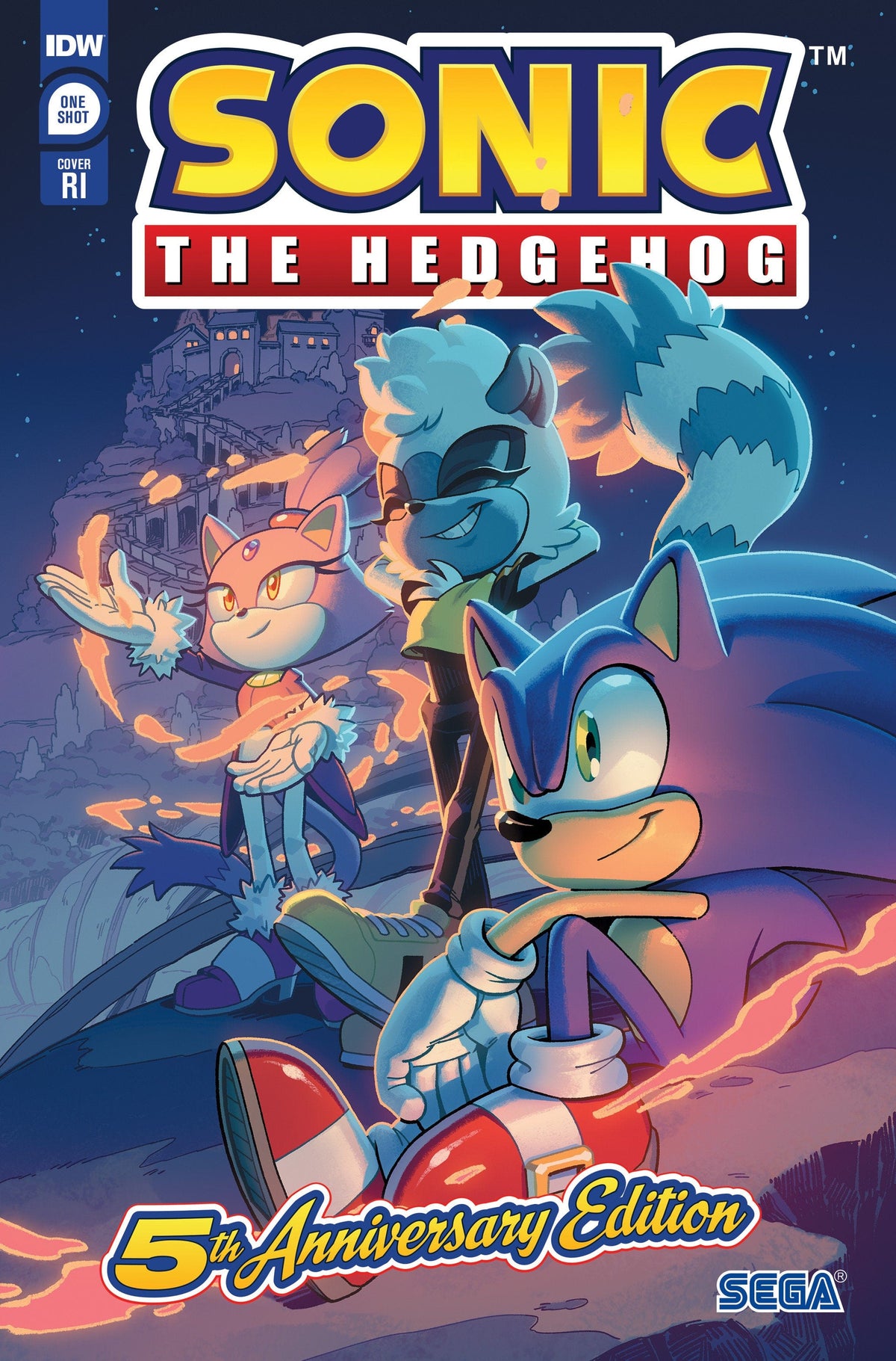 Idw Publishing Comic Books > Incentives SONIC THE HEDGEHOG #1 5TH ANNV ED CVR F 1:25 INVC GATES 82771403146100161 JAN231616