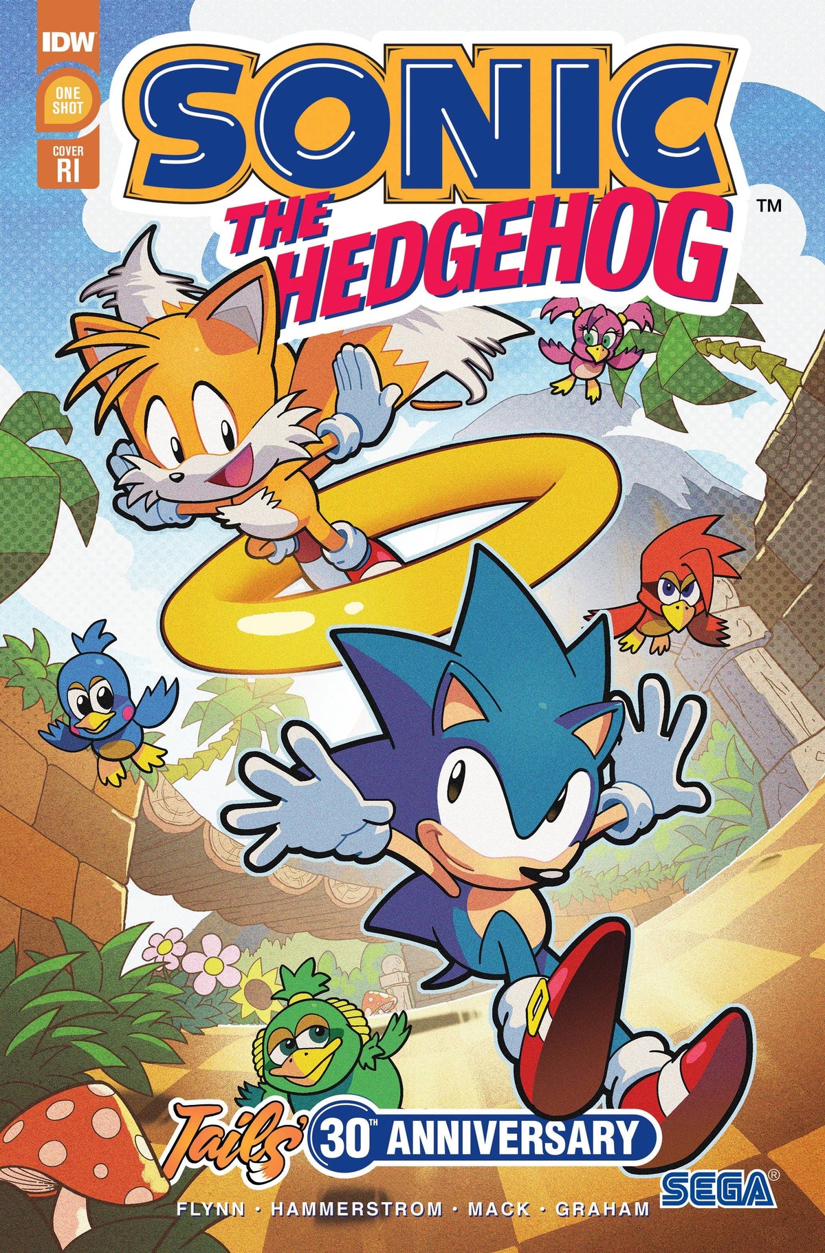 Idw Publishing Comic Books > Incentives SONIC THE HEDGEHOG TAILS 30TH ANNV CVR C 1:10 INC YARDLEY 82771403104100131 JUN229276
