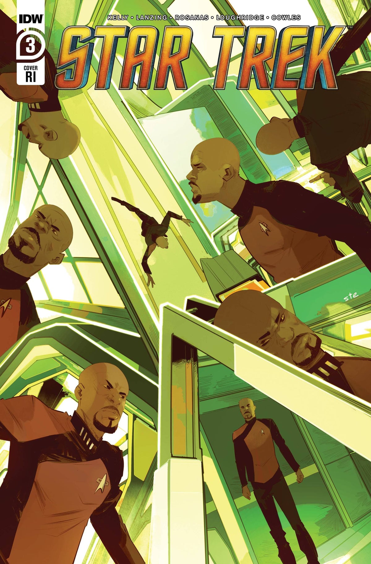 Idw Publishing Comic Books > Incentives STAR TREK #3 CVR E 1:25 INCV SIMEONE VAR 82771403084600351 OCT221740