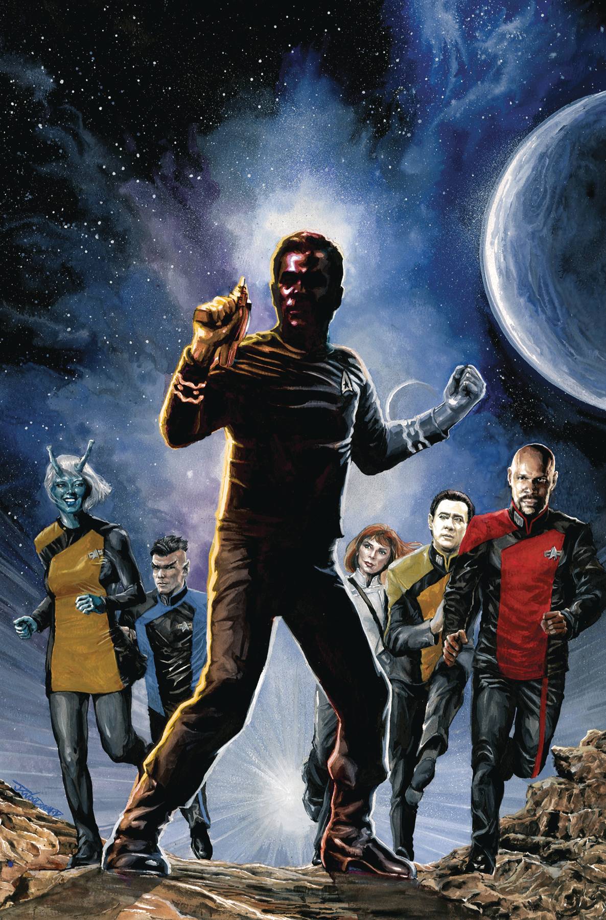 Idw Publishing Comic Books > Incentives STAR TREK ANNUAL 2023 CVR F 1:50 INCV WOODWARD 82771403157700161 MAR231631