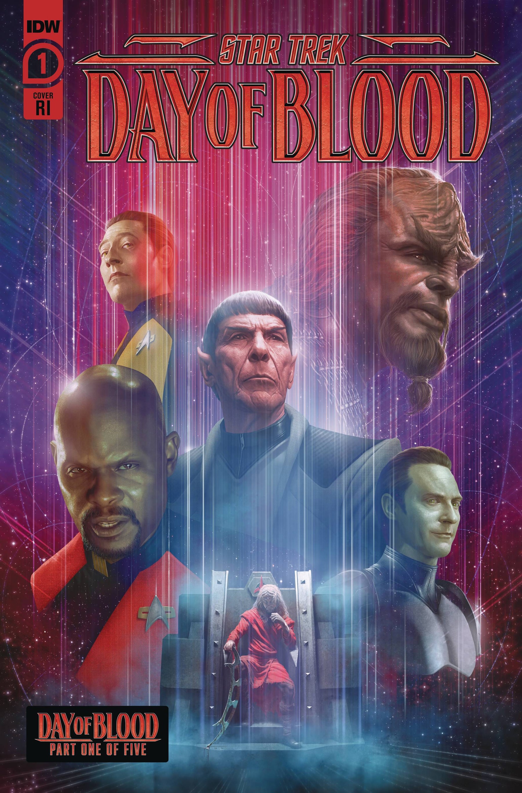 STAR TREK DAY OF BLOOD #1 CVR F 1:25 INCV VAR RAHZZAH