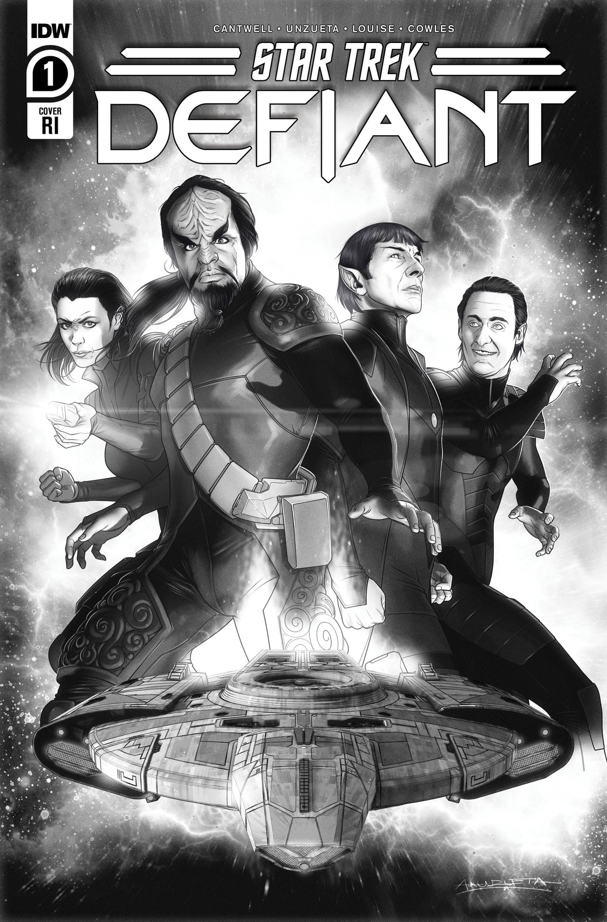 Idw Publishing Comic Books > Incentives STAR TREK DEFIANT #1 CVR G 1:25 INCV 82771403137900161 DEC221423