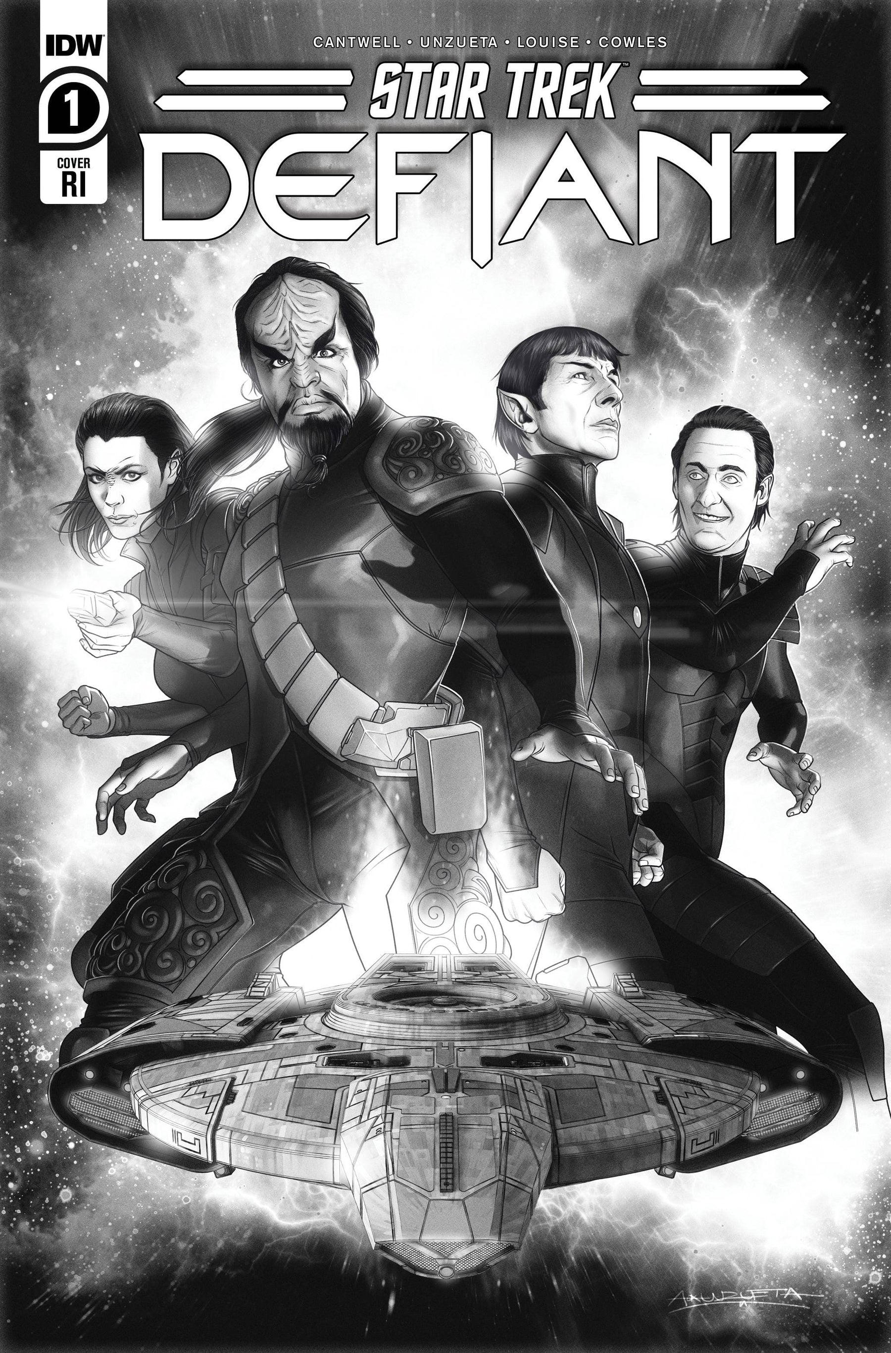 STAR TREK DEFIANT #1 CVR G 1:25 INCV