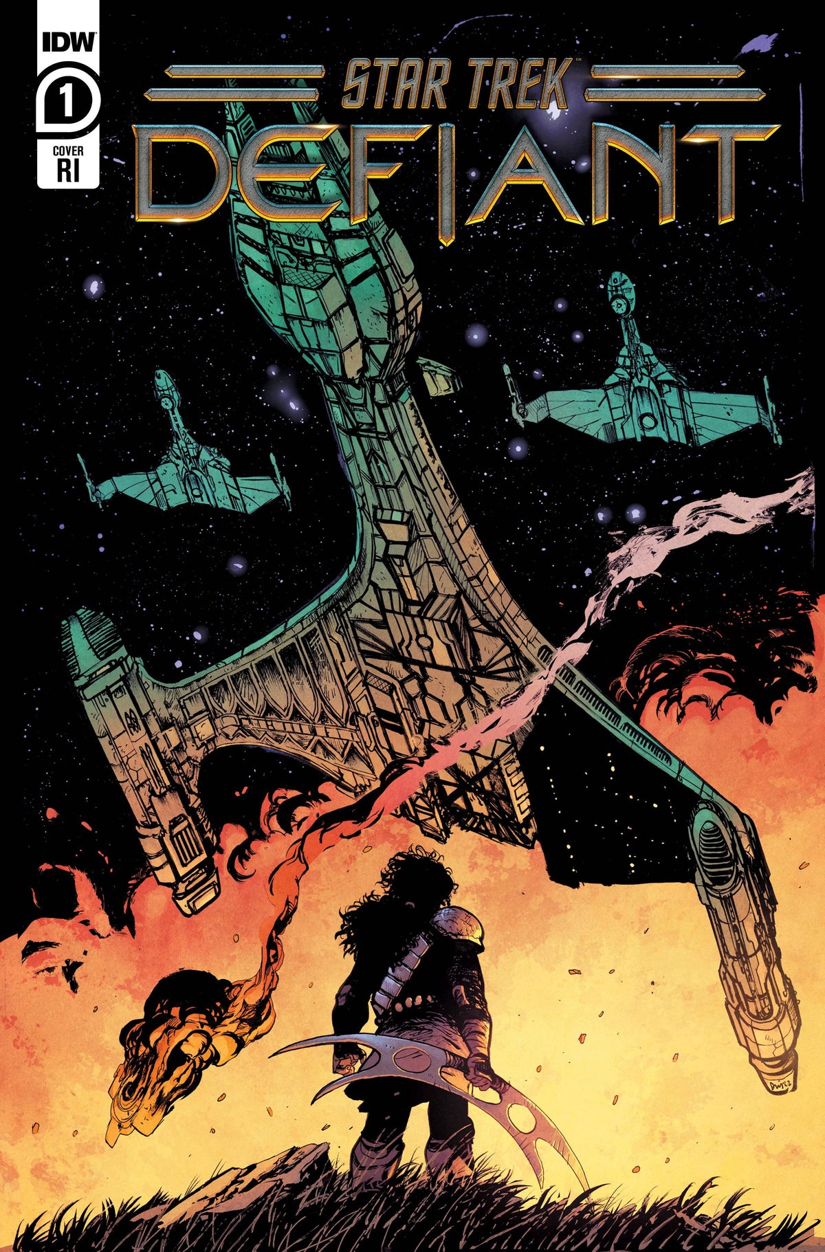 Idw Publishing Comic Books > Incentives STAR TREK DEFIANT #1 CVR H 1:50 INCV 82771403137900171 DEC221424