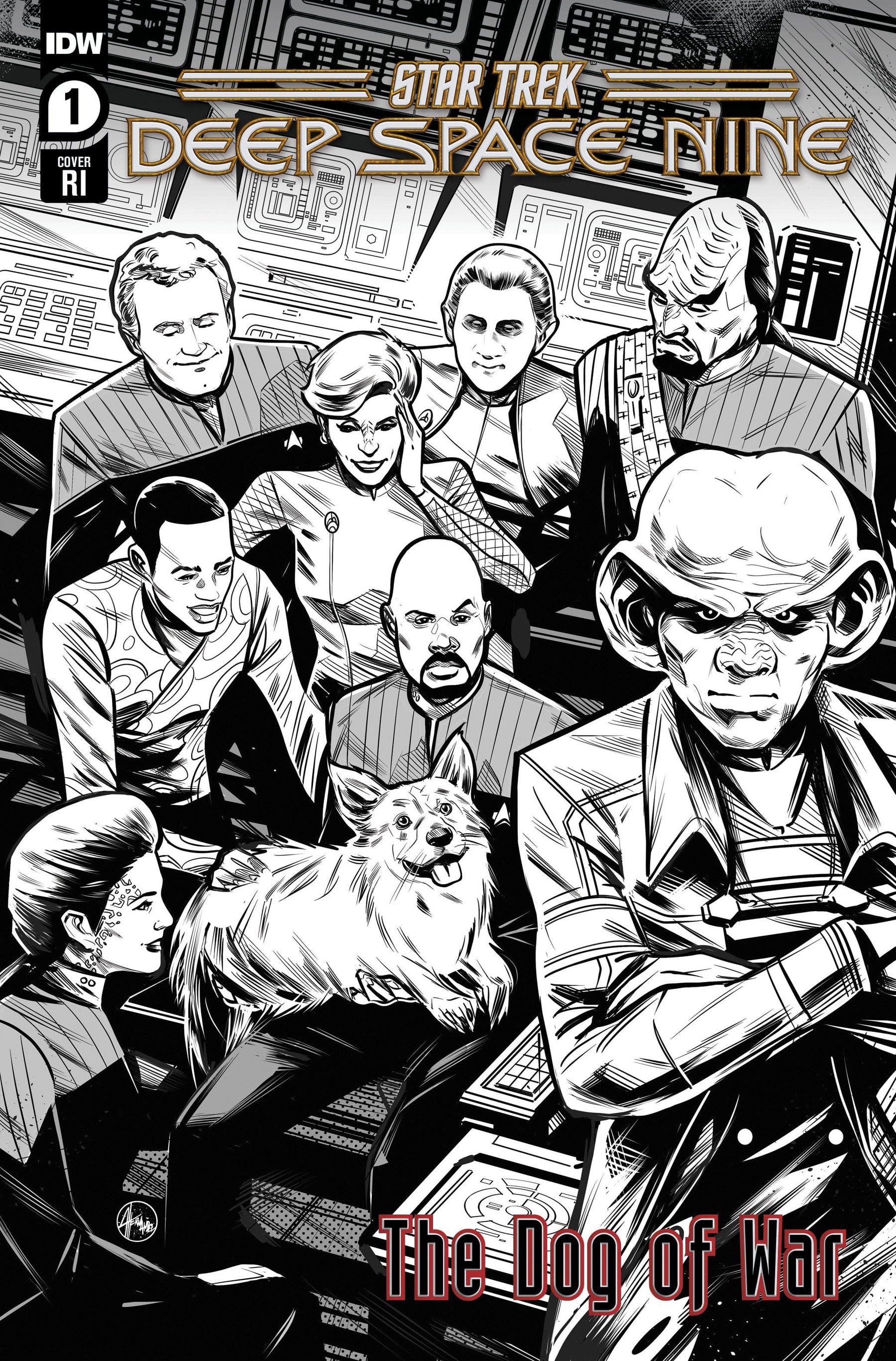 STAR TREK DS9 DOG OF WAR #1 CVR D 1:10 INVC HERNANDEZ