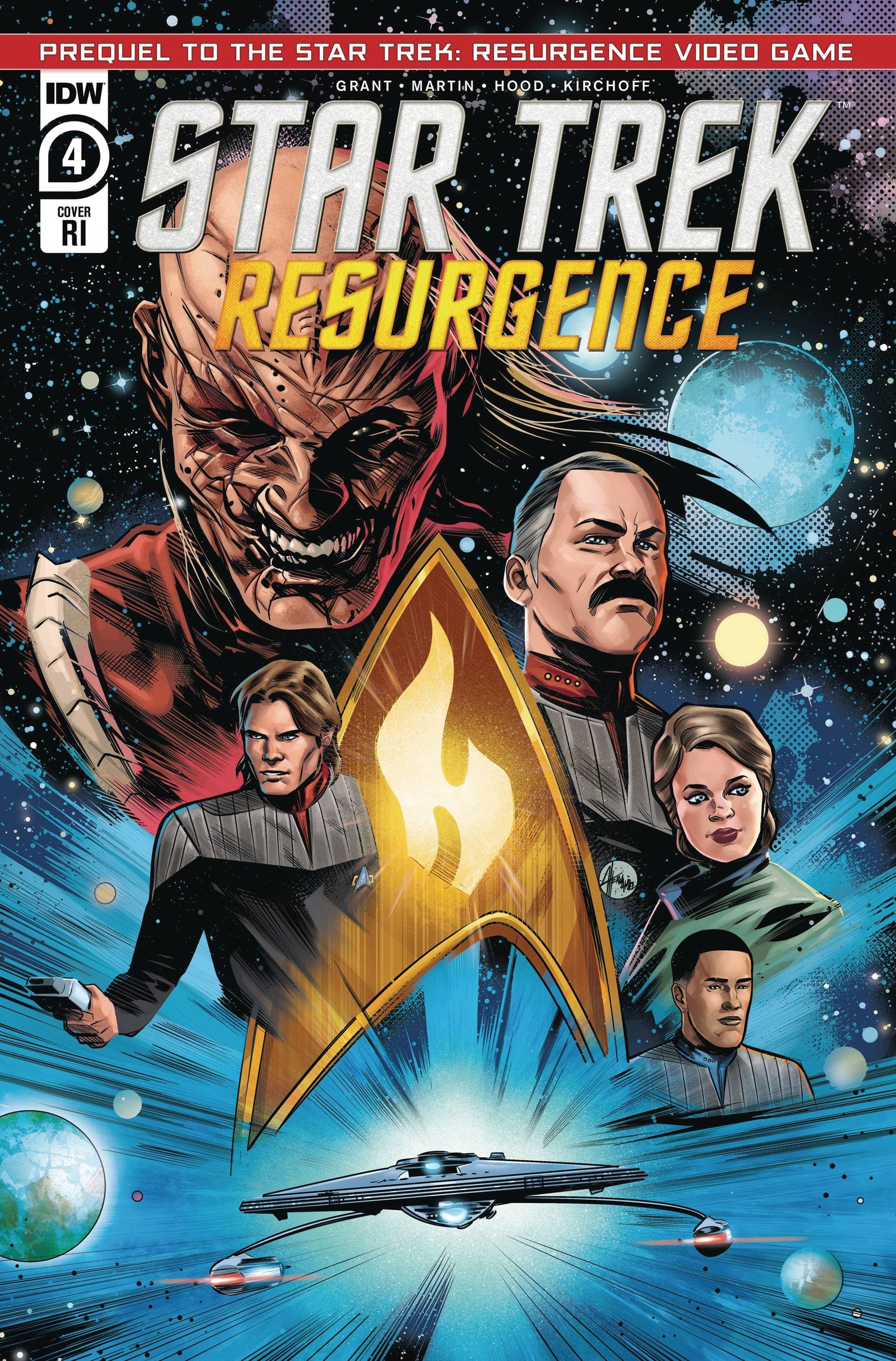 STAR TREK RESURGENCE #4 CVR C 1:10 INCV HERNANDEZ (MR)