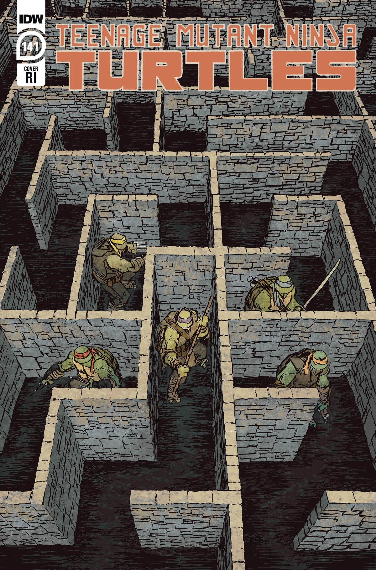 Idw Publishing Comic Books > Incentives TMNT ONGOING #141 CVR C 1:10 INCV VAR LONERGAN 82771400271314131 MAY231410