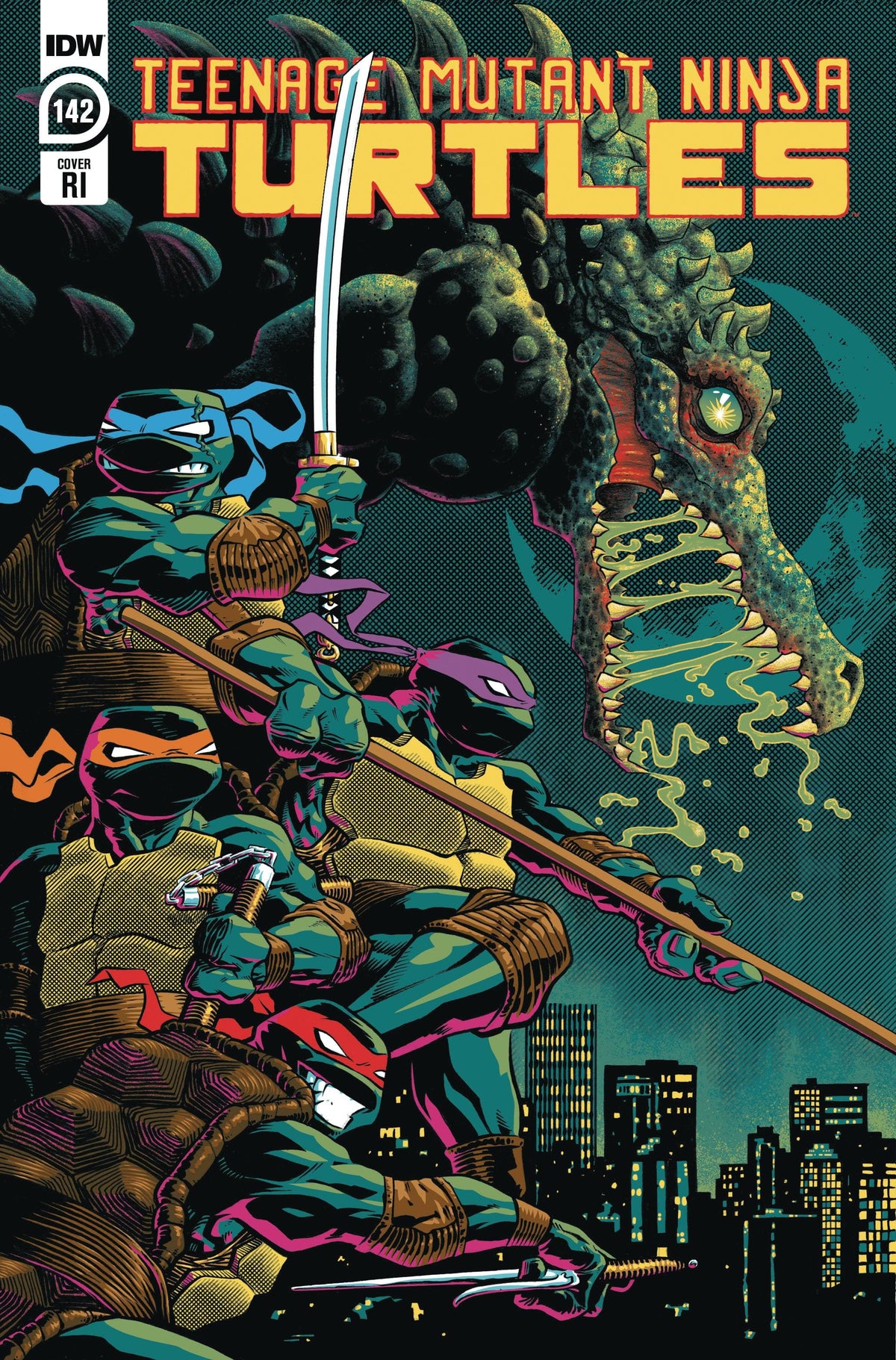 Idw Publishing Comic Books > Incentives TMNT ONGOING #142 CVR C 1:10 INCV VAR GONZO 82771400271314231 MAY231415