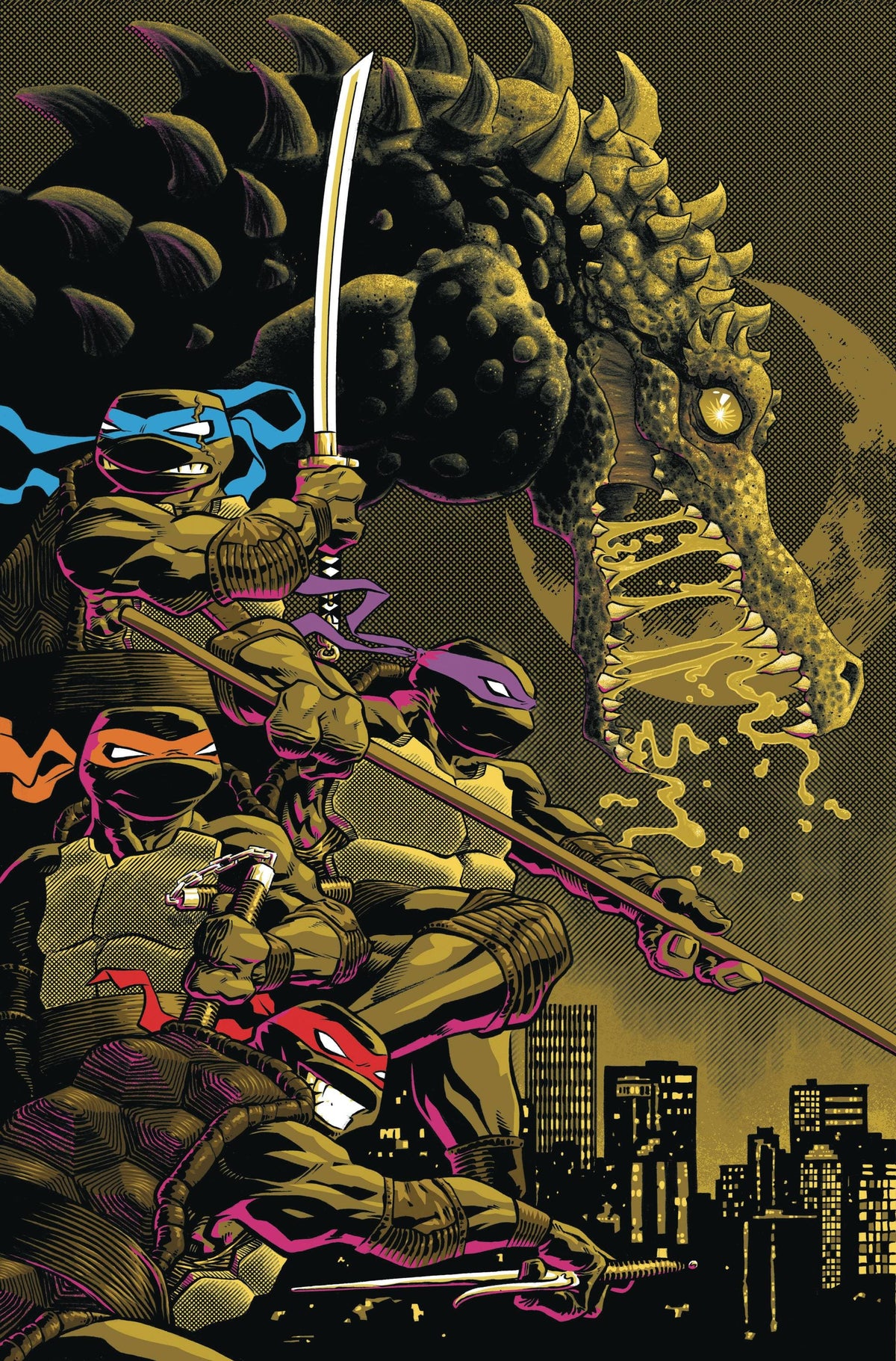 Idw Publishing Comic Books > Incentives TMNT ONGOING #142 CVR D 1:25 INCV VAR GONZO 82771400271314241 MAY231416