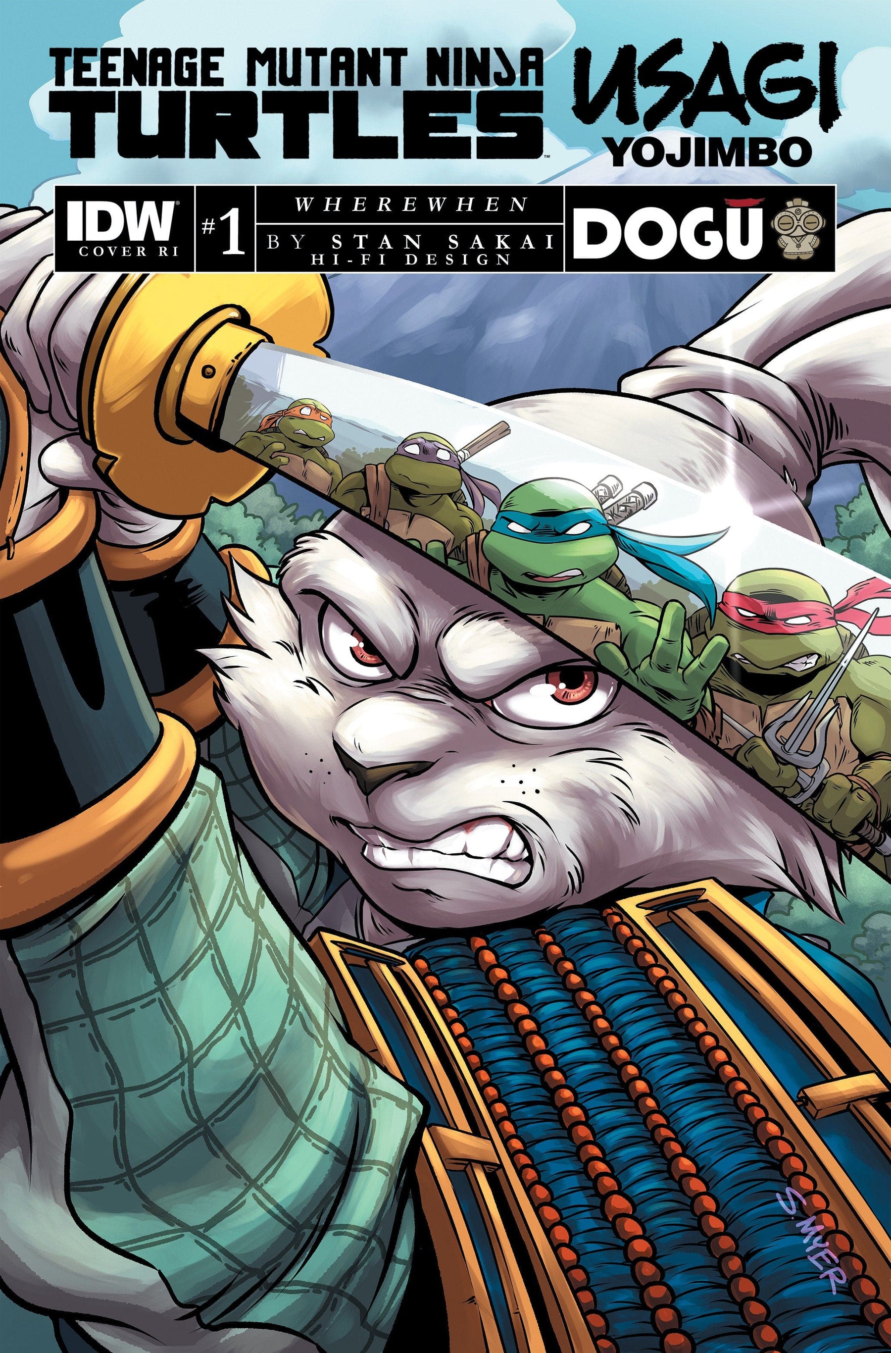 TMNT USAGI YOJIMBO WHEREWHEN #1 CVR D 1:10 INCV TBD