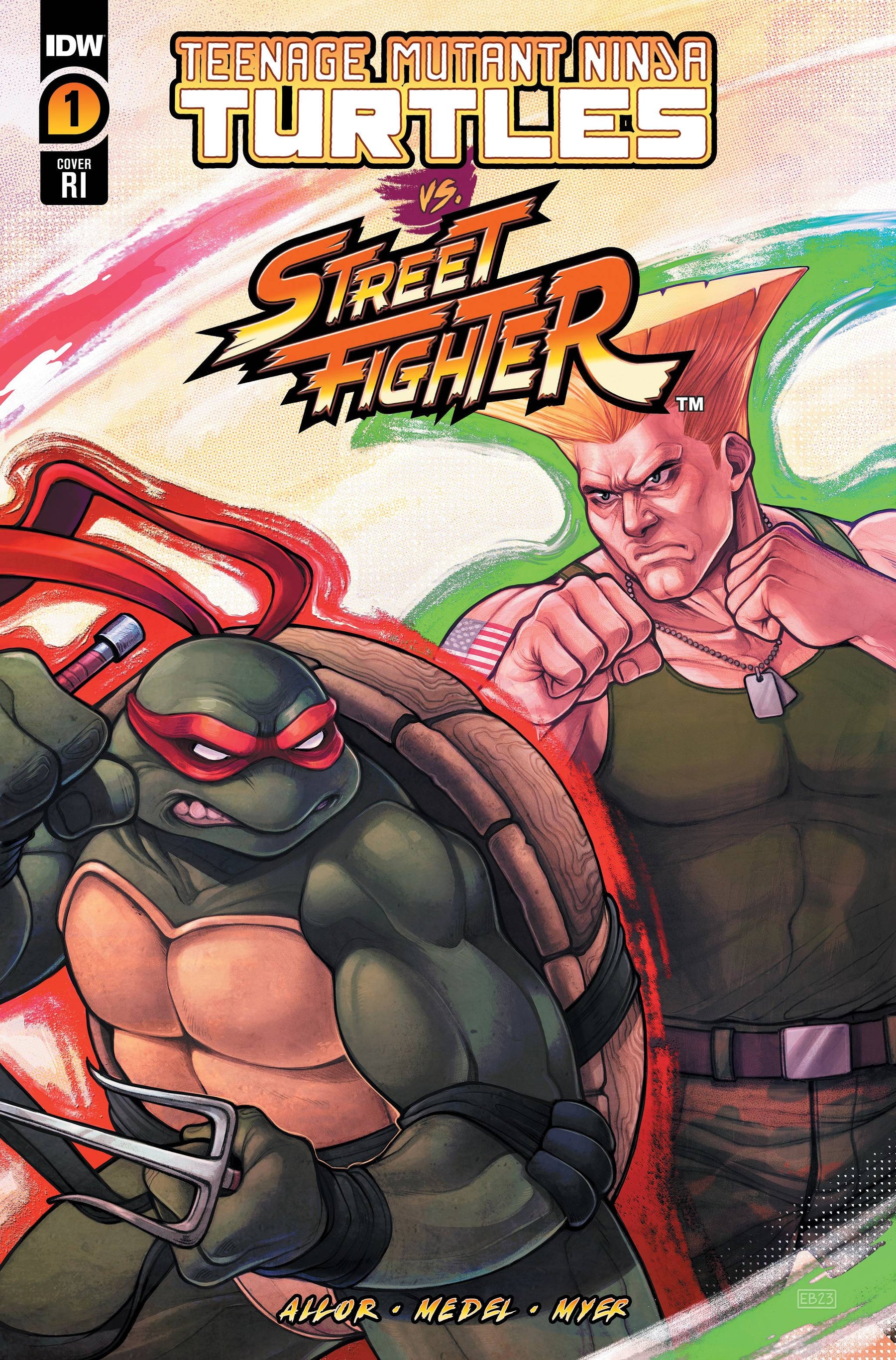 Teenage Mutant Ninja Turtles Vs. Street Fighter' Comic