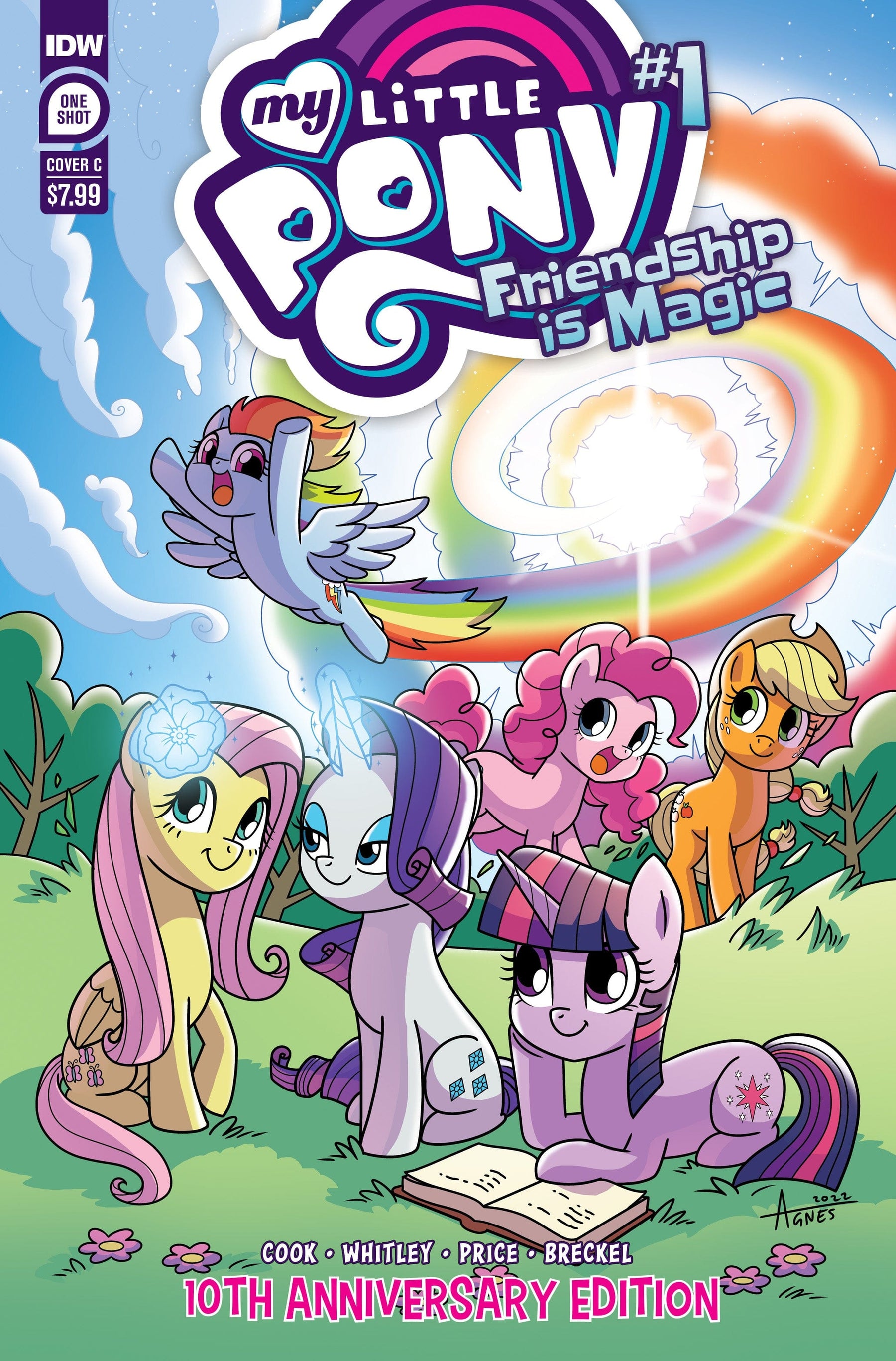Idw Publishing Comic Books MLP FRIENDSHIP IS MAGIC 10TH ANNV CVR C GARBOWSKA 82771403111900131 OCT221721