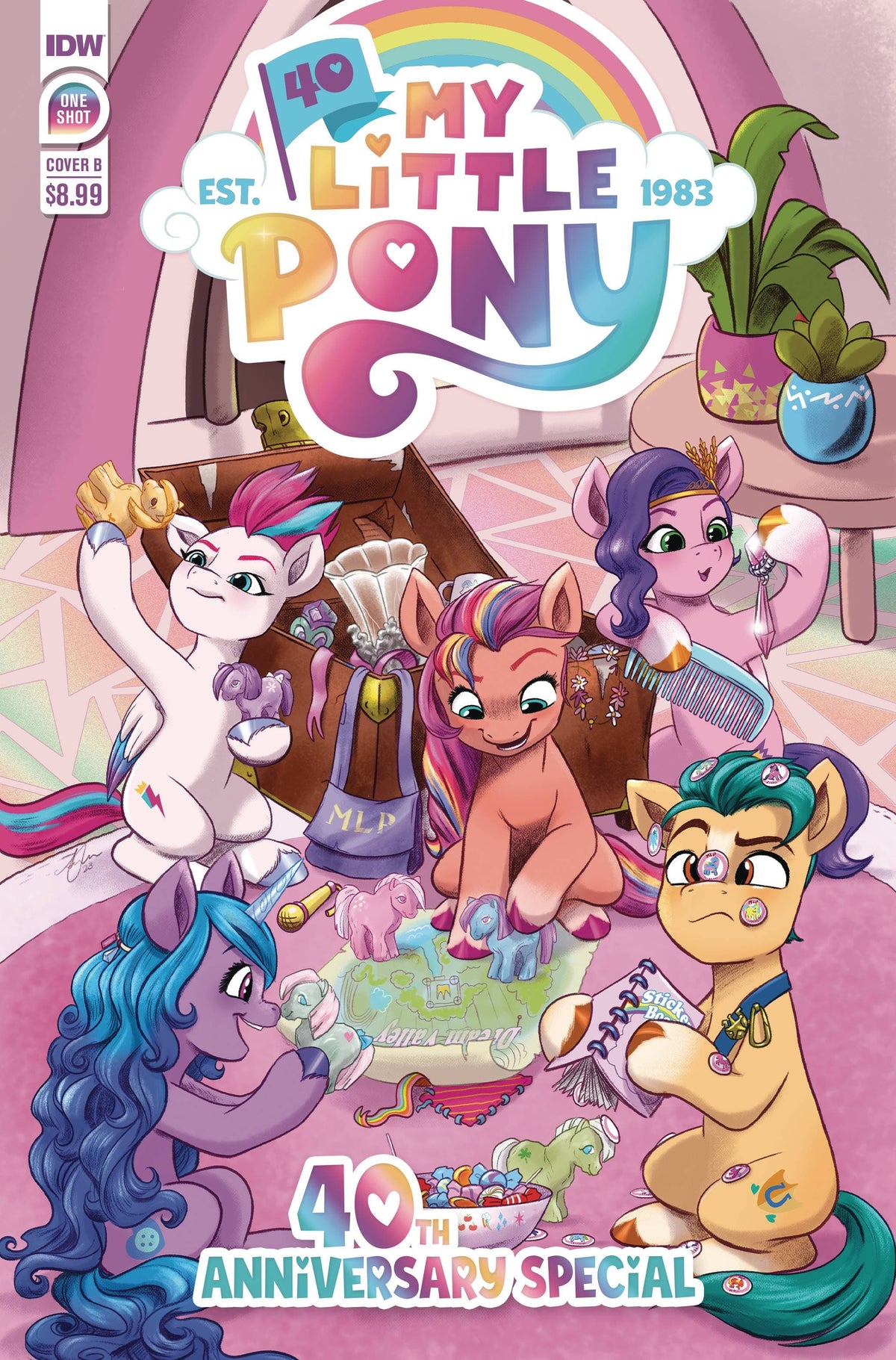 Idw Publishing Comic Books MY LITTLE PONY 40TH ANNIVERSARY SPECIAL CVR B MEBBERSON 82771403170600121 MAY231353