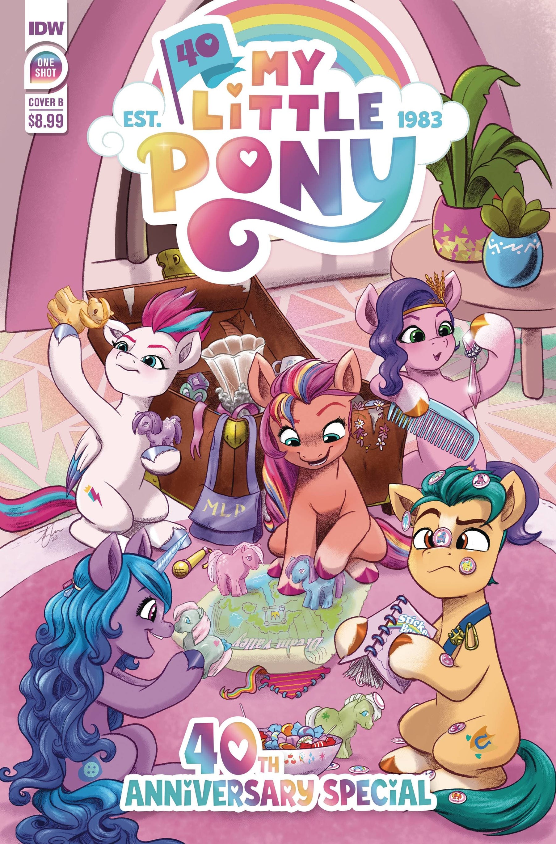 Idw Publishing Comic Books MY LITTLE PONY 40TH ANNIVERSARY SPECIAL CVR B MEBBERSON 82771403170600121 MAY231353