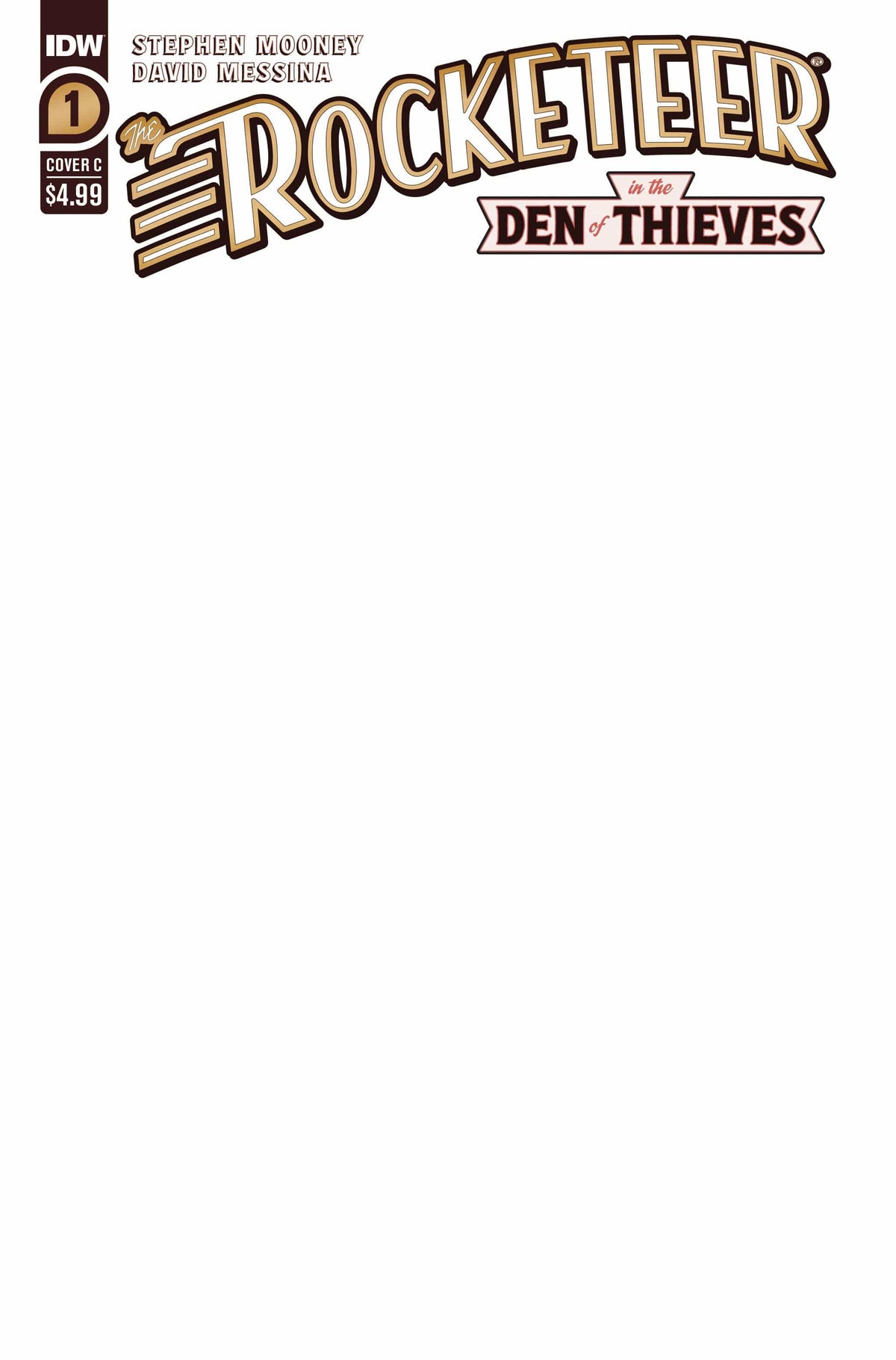 Idw Publishing Comic Books ROCKETEER IN THE DEN OF THIEVES #1 CVR C SKETCH CVR 82771403172000131 MAY231365