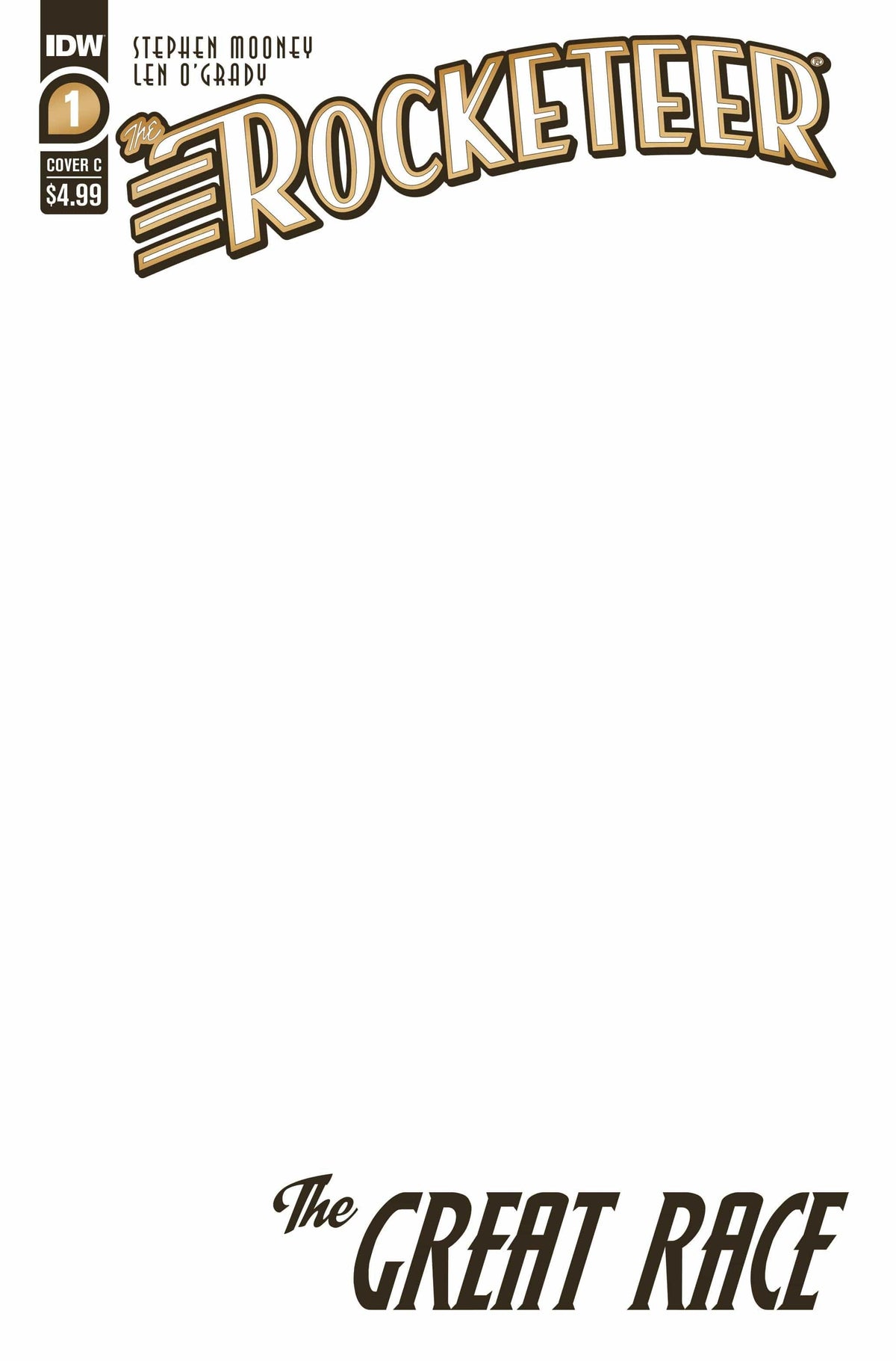 Idw Publishing Comic Books ROCKETEER THE GREAT RACE #1 (OF 4) CVR C SKETCH CVR 82771403047100131 FEB220406