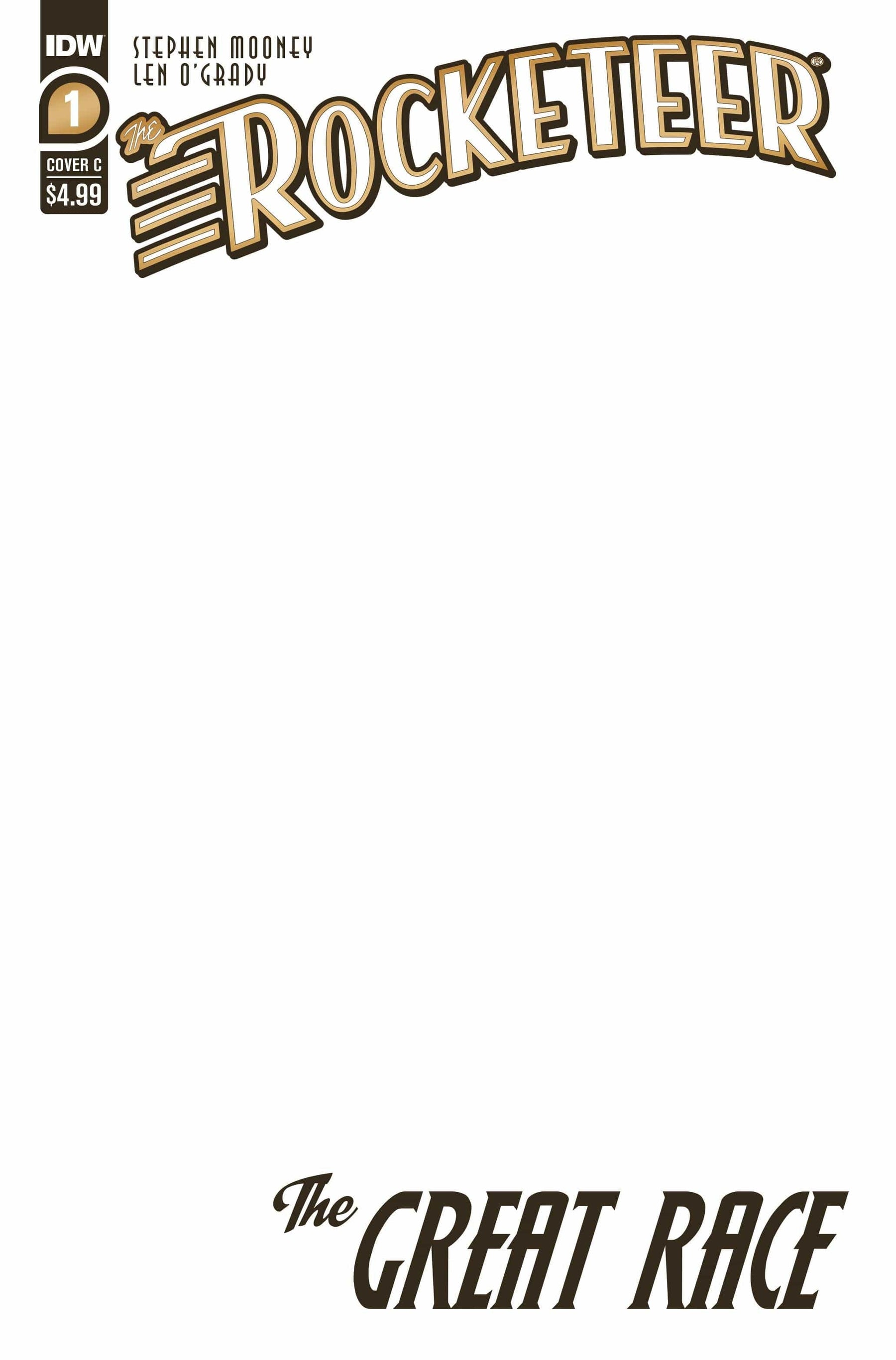 ROCKETEER THE GREAT RACE #1 (OF 4) CVR C SKETCH CVR