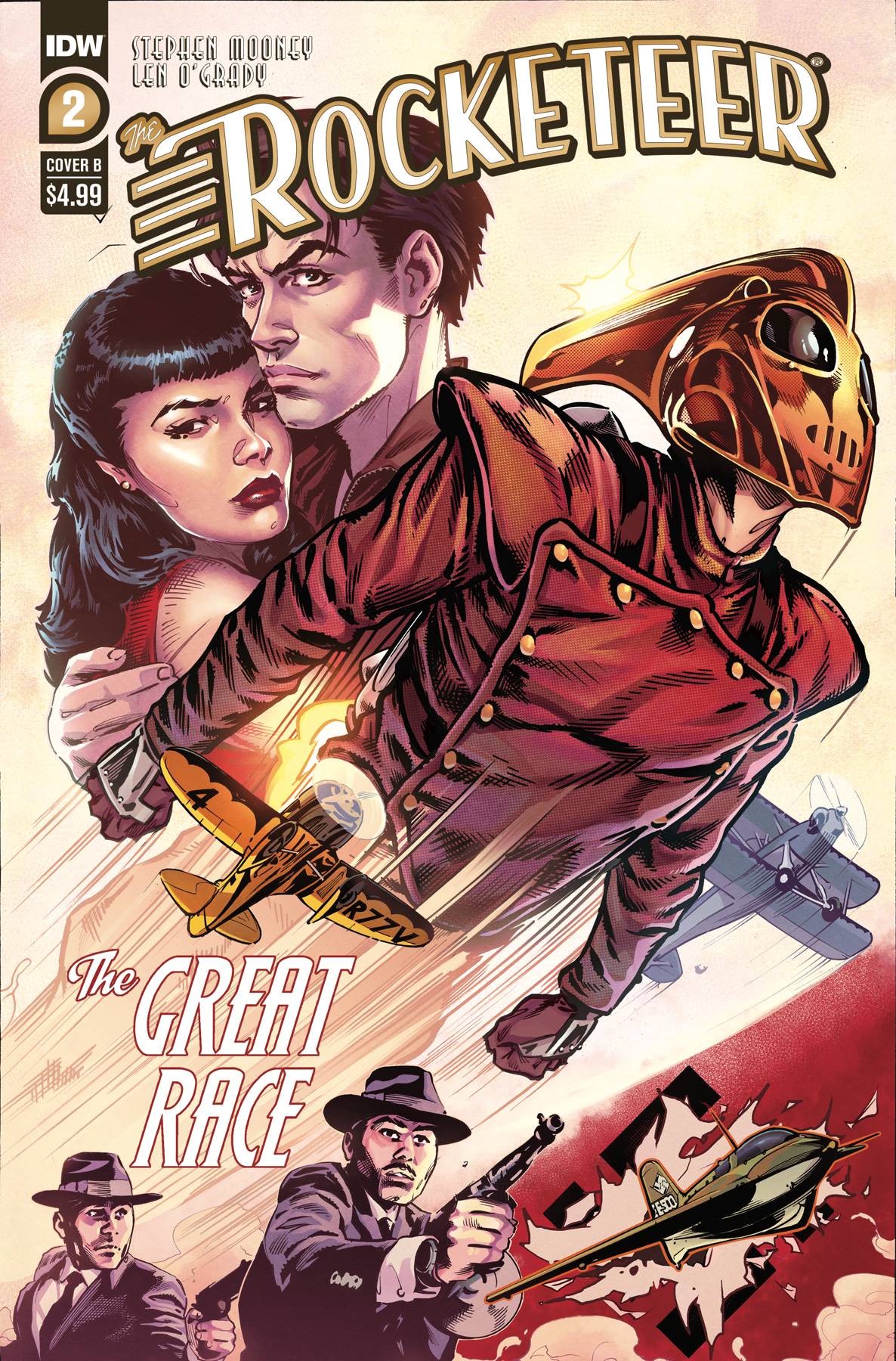 Idw Publishing Comic Books ROCKETEER THE GREAT RACE #2 (OF 4) CVR B STEPHEN MOONEY 82771403047100221 MAR220490