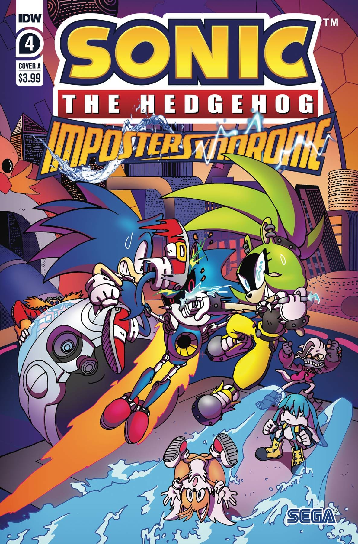 Idw Publishing Comic Books SONIC HEDGEHOG IMPOSTER SYNDROME #4 (OF 4) CVR A FONSECA 82771403014300411 MAR220486