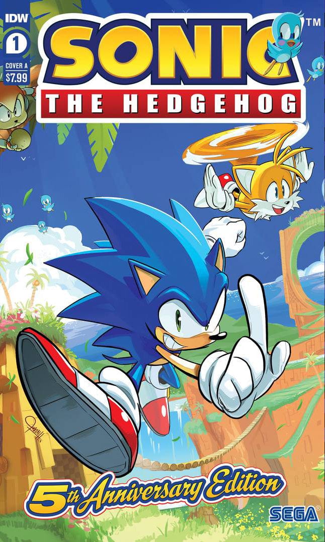 Idw Publishing Comic Books SONIC THE HEDGEHOG #1 5TH ANNV ED CVR A HESSE 82771403146100111 JAN231611
