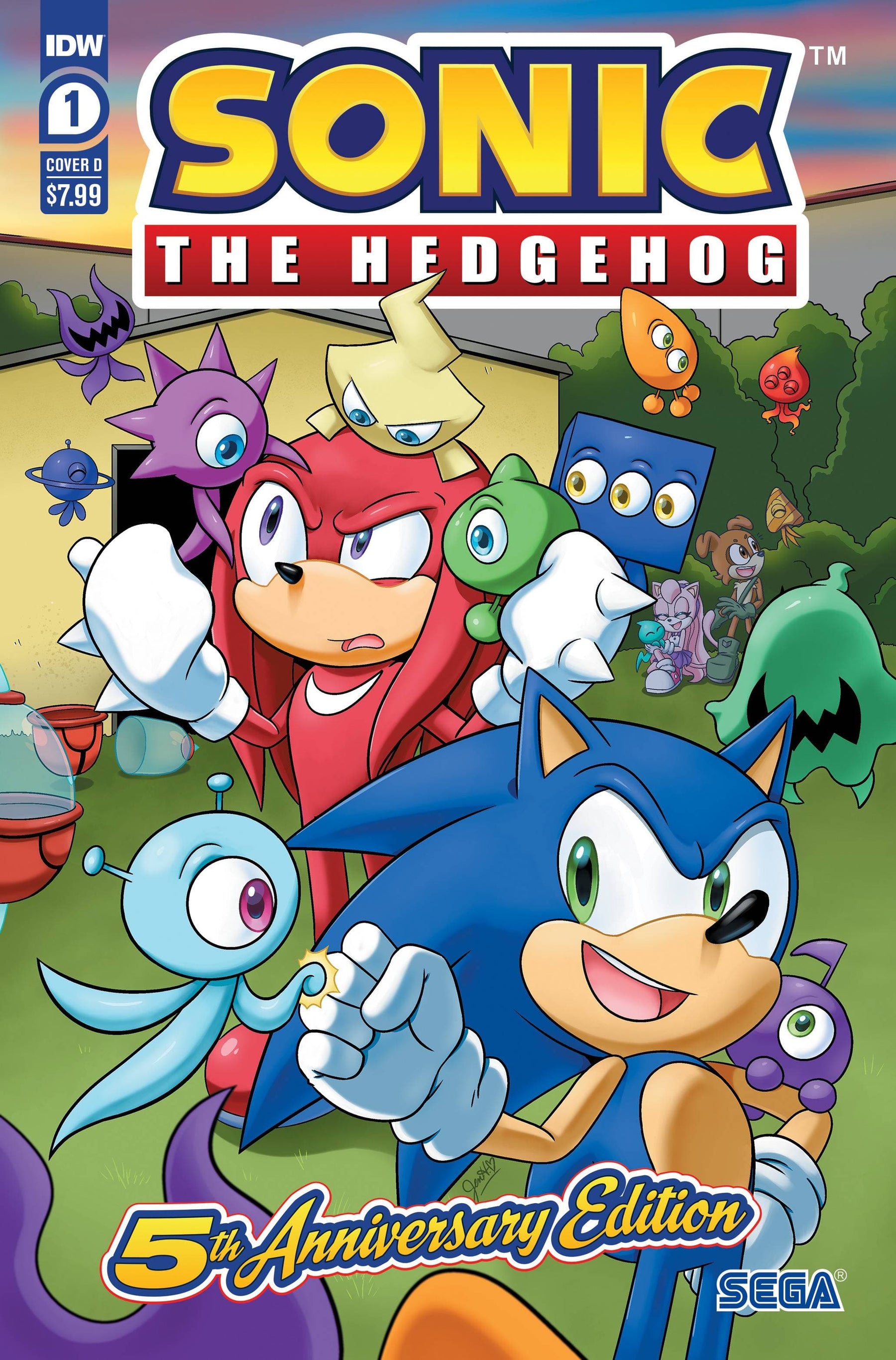 SONIC THE HEDGEHOG #1 5TH ANNV ED CVR D HERNANDEZ