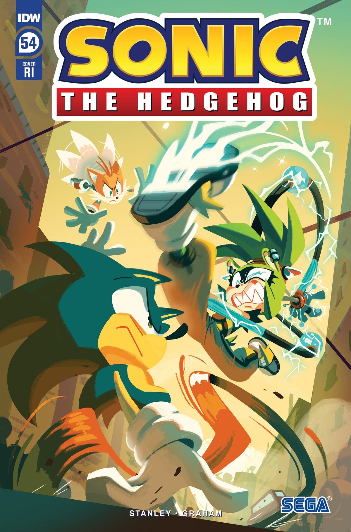 Idw Publishing Comic Books > Incentives SONIC THE HEDGEHOG #54 CVR C 1:10 FOURDRAINE INCV 82771401521805431 AUG221547