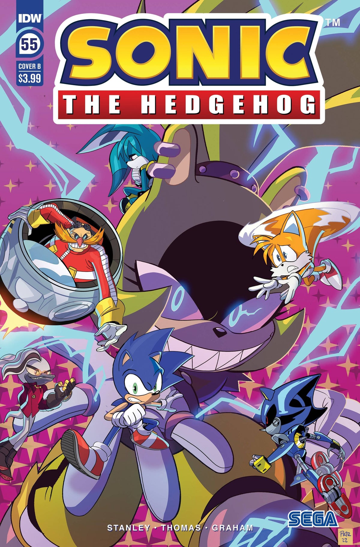 Idw Publishing Comic Books SONIC THE HEDGEHOG #55 CVR B TRAMONTANO 82771401521805521 SEP221705