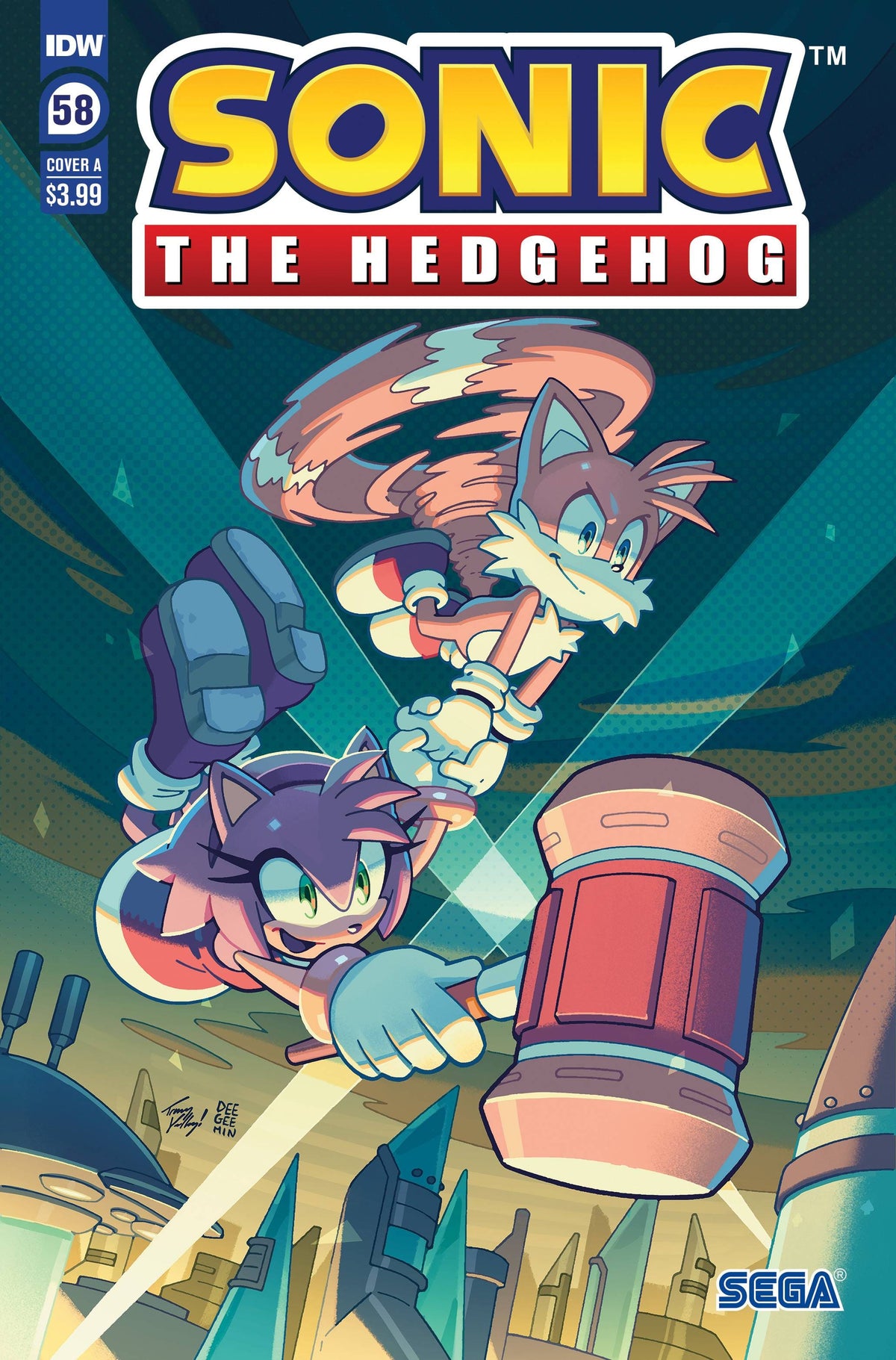 Idw Publishing Comic Books SONIC THE HEDGEHOG #58 CVR A YARDLEY 82771401521805811 DEC221408