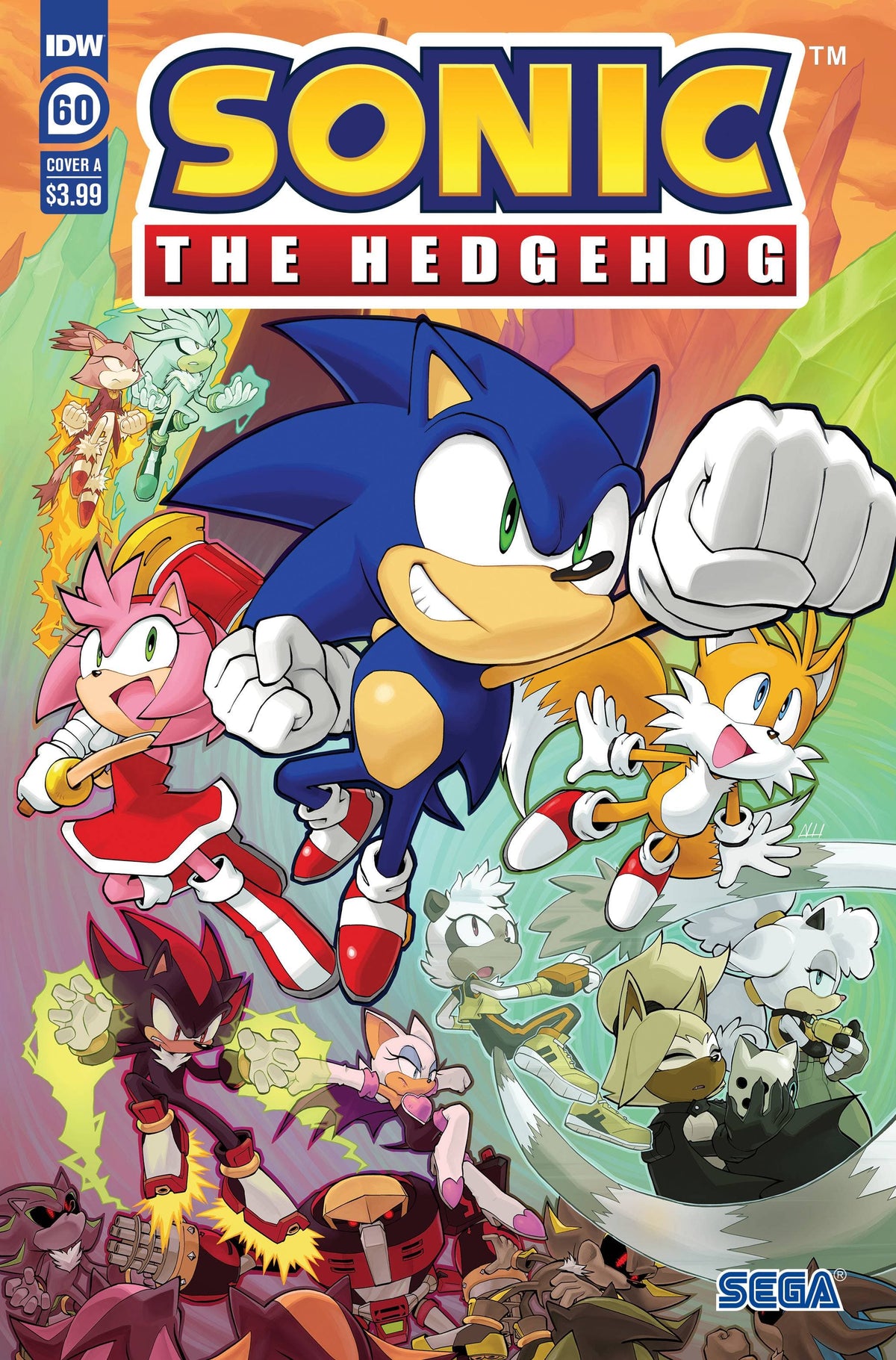 Idw Publishing Comic Books SONIC THE HEDGEHOG #60 CVR A HAMMERSTROM 82771401521806011 FEB231482