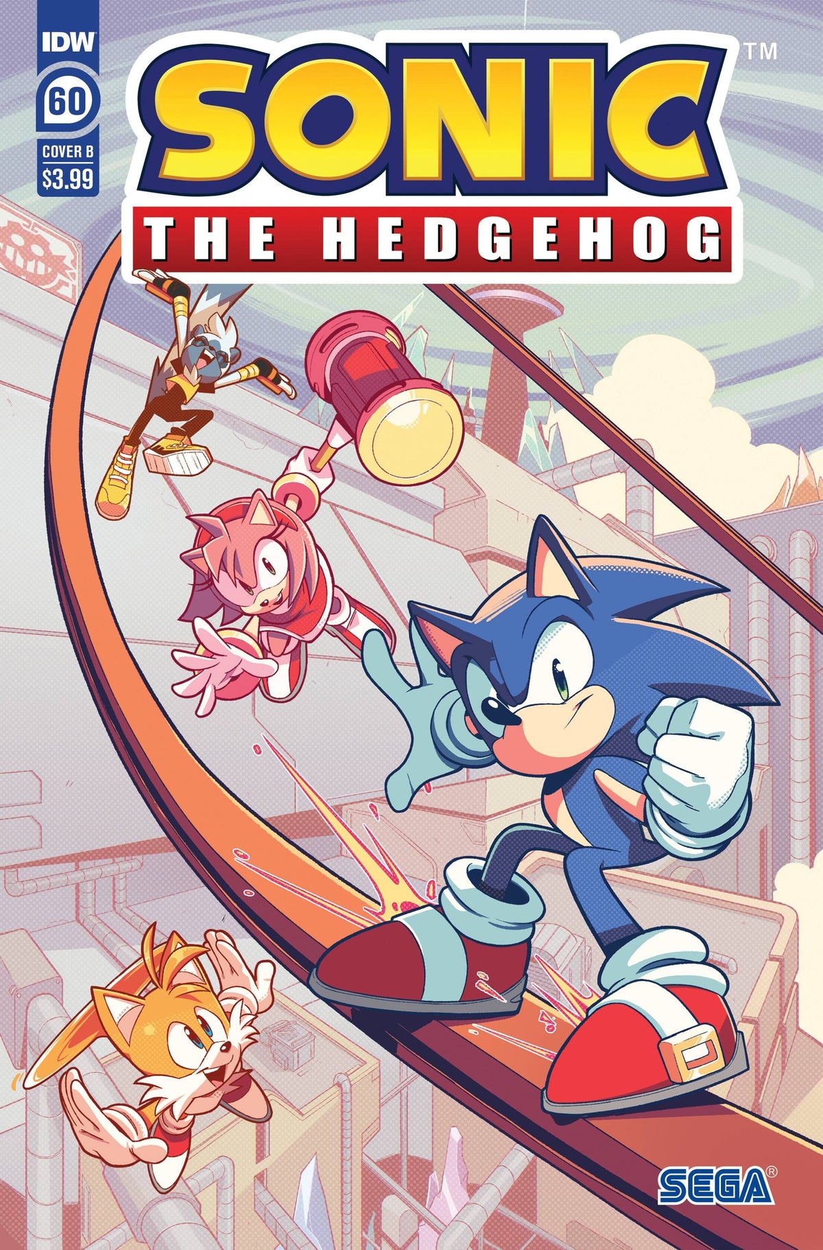 Idw Publishing Comic Books SONIC THE HEDGEHOG #60 CVR B CURRY 82771401521806021 FEB231483