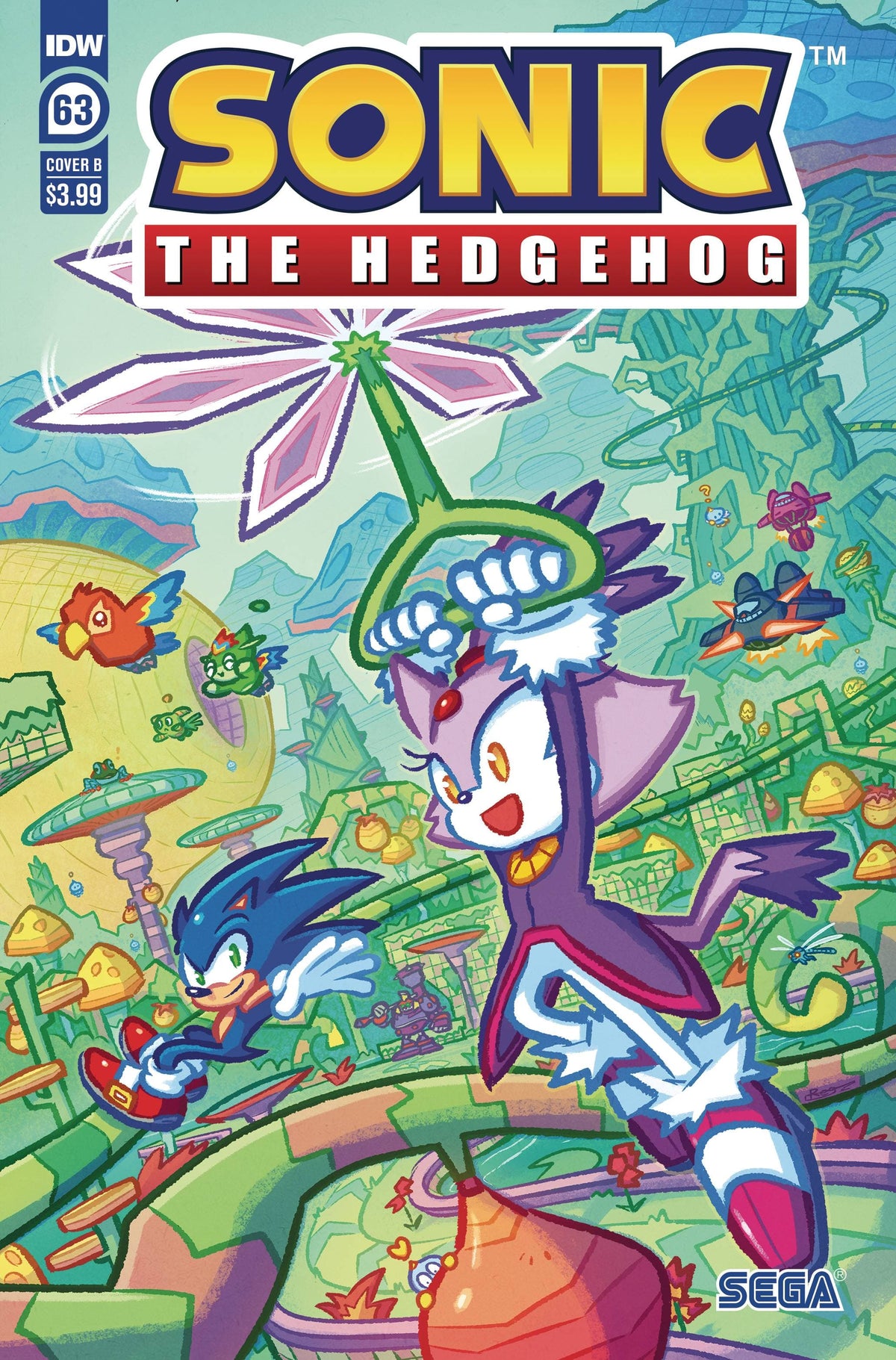 JUL231210 - SONIC THE HEDGEHOG AMYS 30TH ANNV #1 CVR B FONSECA