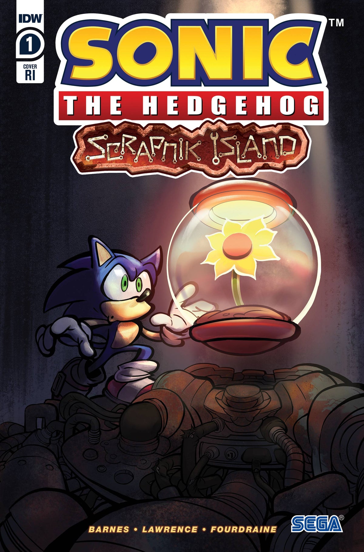 Idw Publishing Comic Books > Incentives SONIC THE HEDGEHOG SCRAPNIK ISLAND #1 CVR C 1:10 INCV SKE 82771403094500131 AUG221550