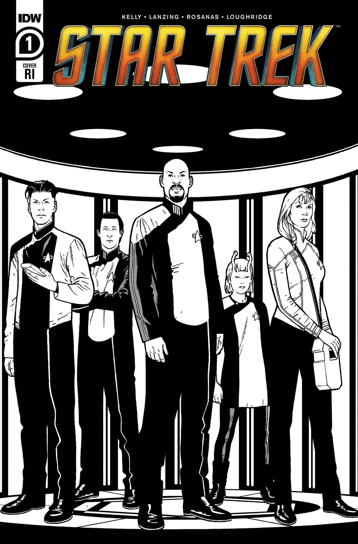 Idw Publishing Comic Books > Incentives STAR TREK #1 CVR F 1:25 INCV ROSANAS 82771403084600161 AUG221556